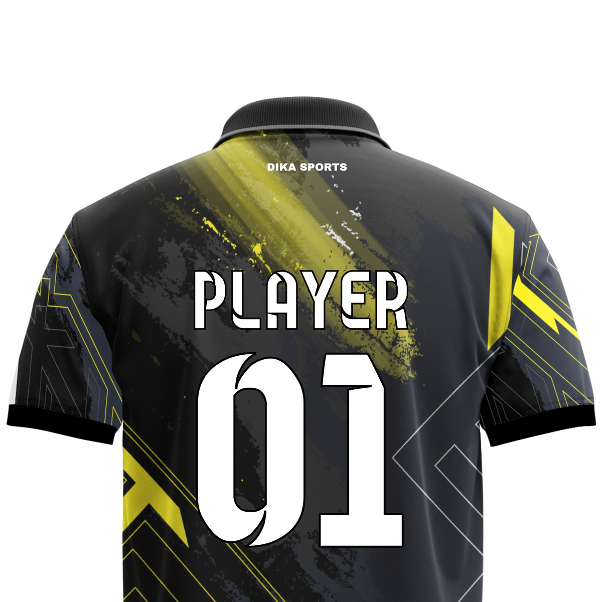 Dika Sports Custom Team Cricket Jersey | Cricket Jersey India | Cricket T-Shirt Combo | Personalized Sports Jersey with Collar