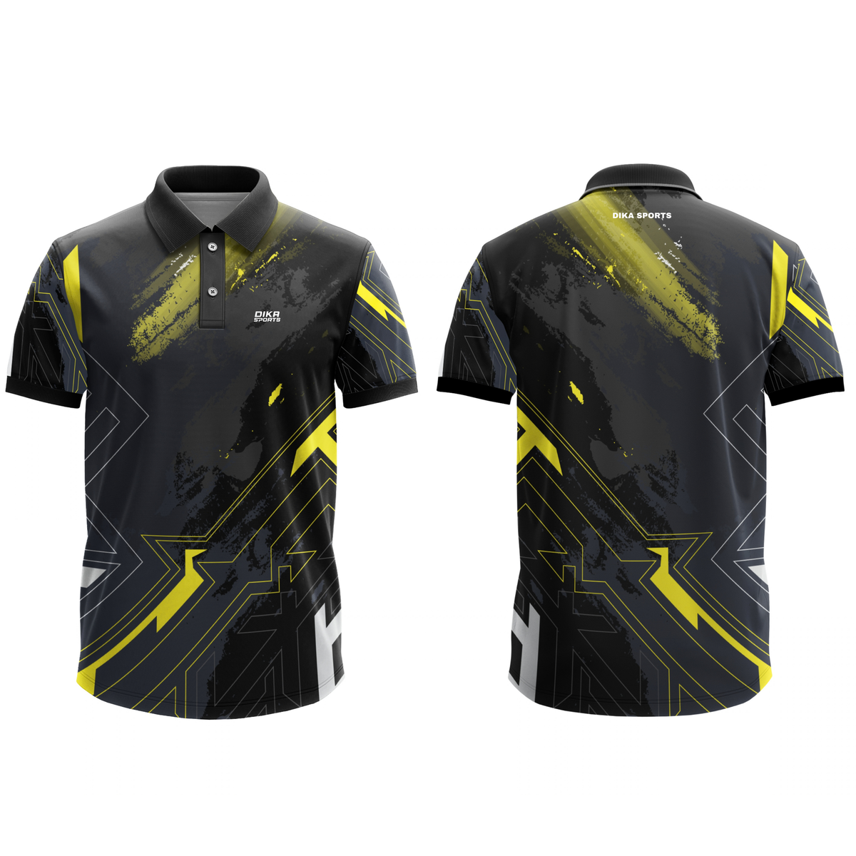 Dika Sports Cricket T-Shirt Set for Adults | Cricket Jersey for Men | Team Cricket Jersey | Breathable Quick Dry Sports T-Shirt | No Name