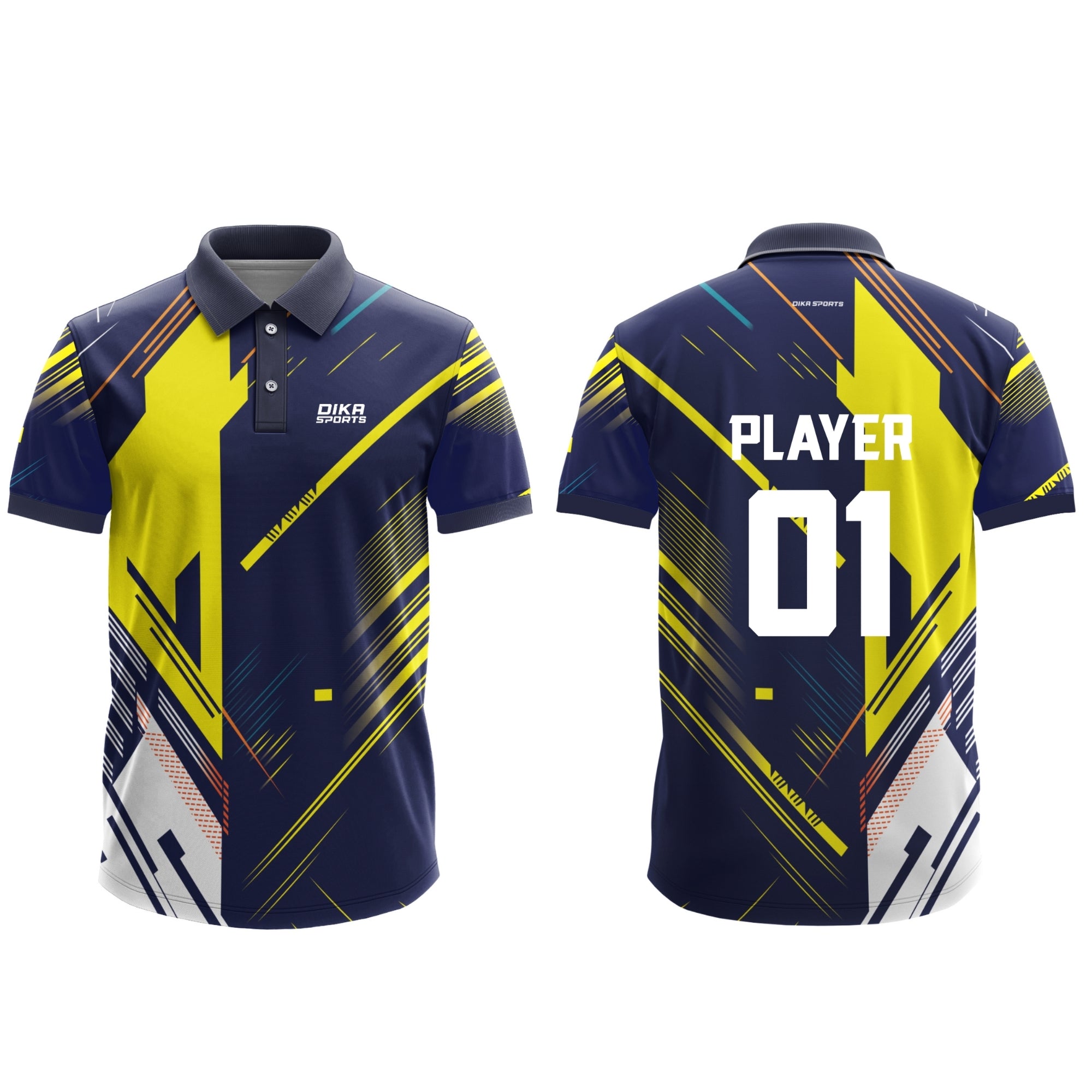 Dika Sports Custom Team Jersey  Cricket Jersey for Fans with Name & Number