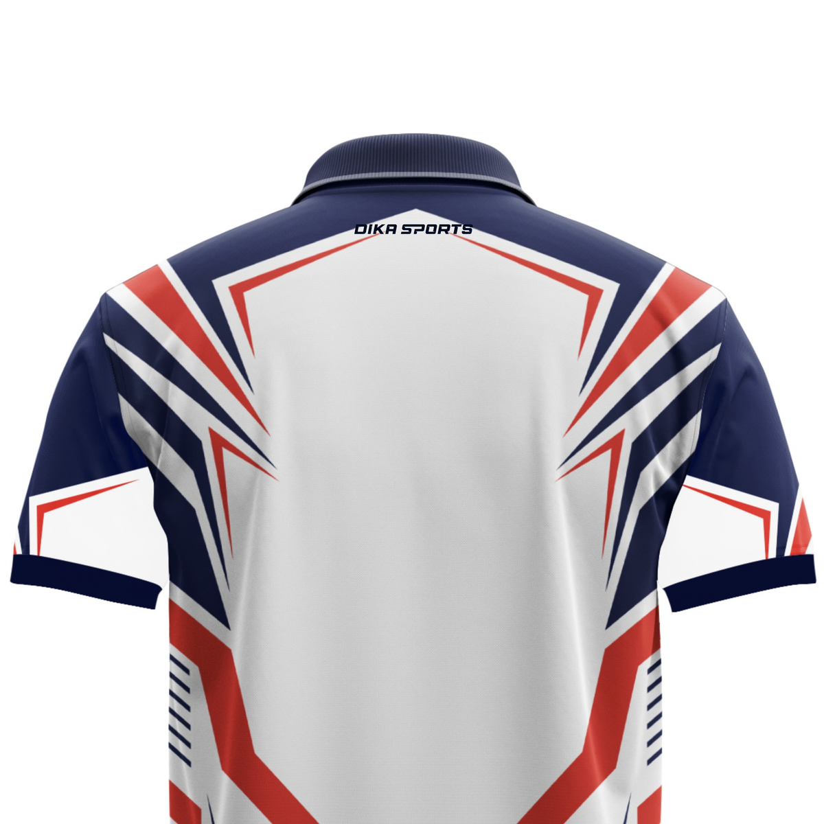 Dika Sports Cricket Jersey for Men | Large Size Cricket Jersey | Breathable Team Cricket T-Shirt | UV Protection Lab Tested | Quick Dry Non Custom