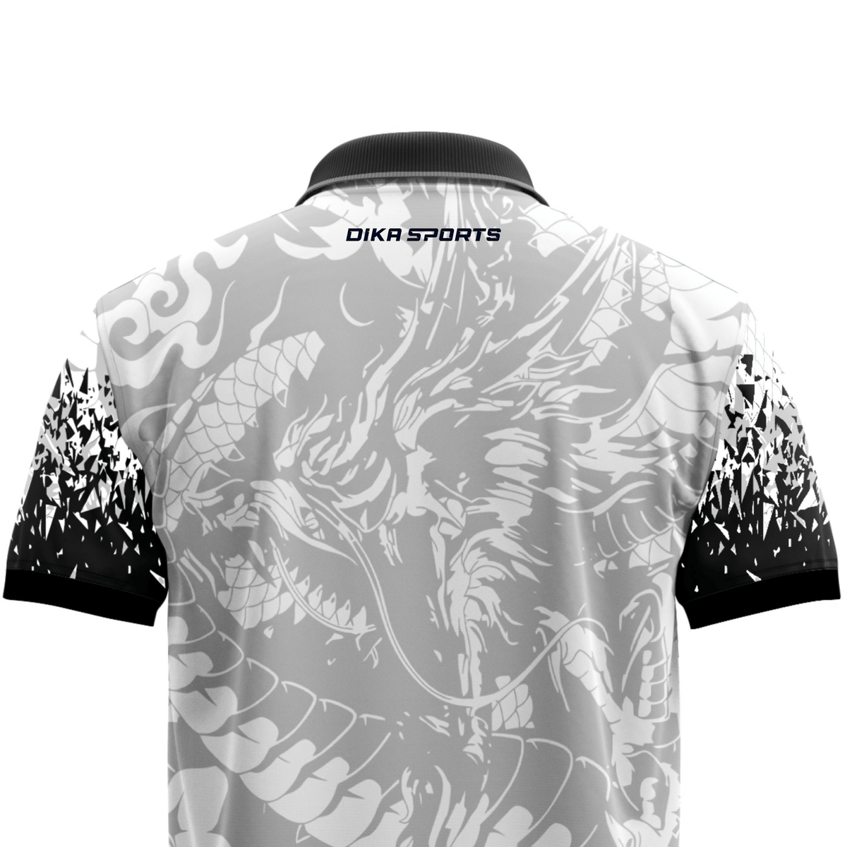 DIKA SPORTS Cricket T-Shirt Attaractive for Men with Collar, Quick Dry Sports Jersey for Practice and Outdoor Games