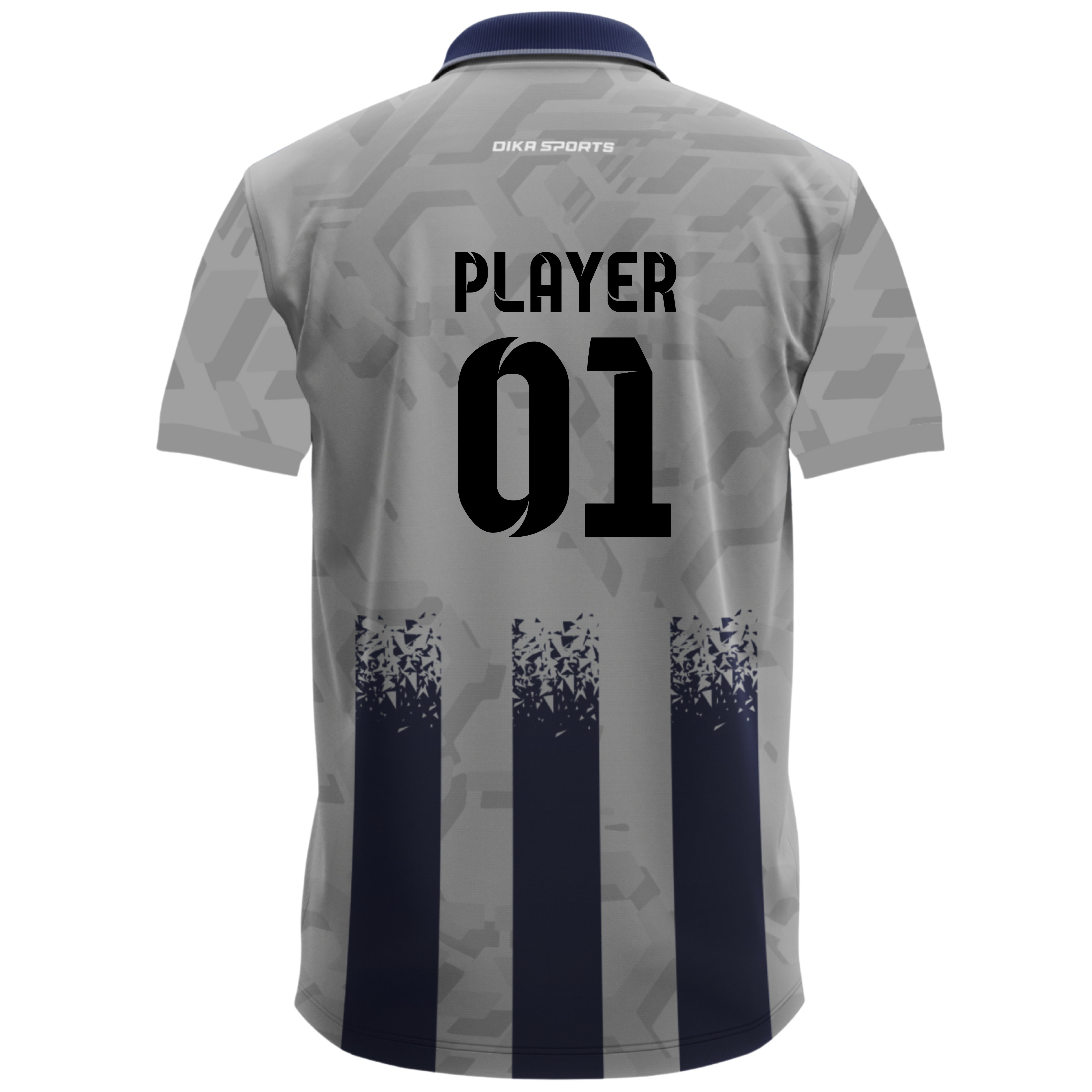 Dika Sports Custom replica jersey cricket tshirt cricket uniform for menblack tshirt customized trackpant - Pack of 2