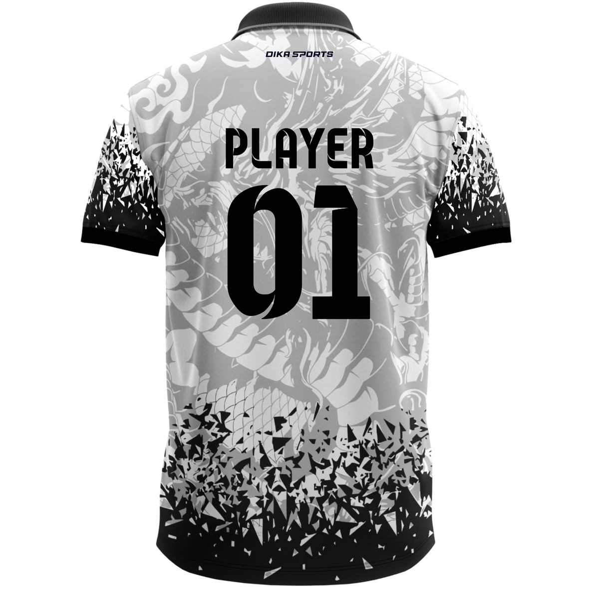 Dika Sports Custom Jersey for Men | Cricket Jersey with Name Number | Personalized Breathable Team Cricket Sportswear