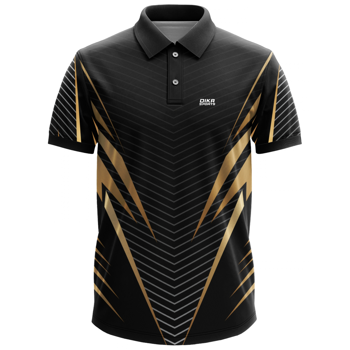 Dika Sports Custom Cricket Jersey | Cricket Jersey India | Personalized Sportswear | Men's Cricket T-Shirt with Collar