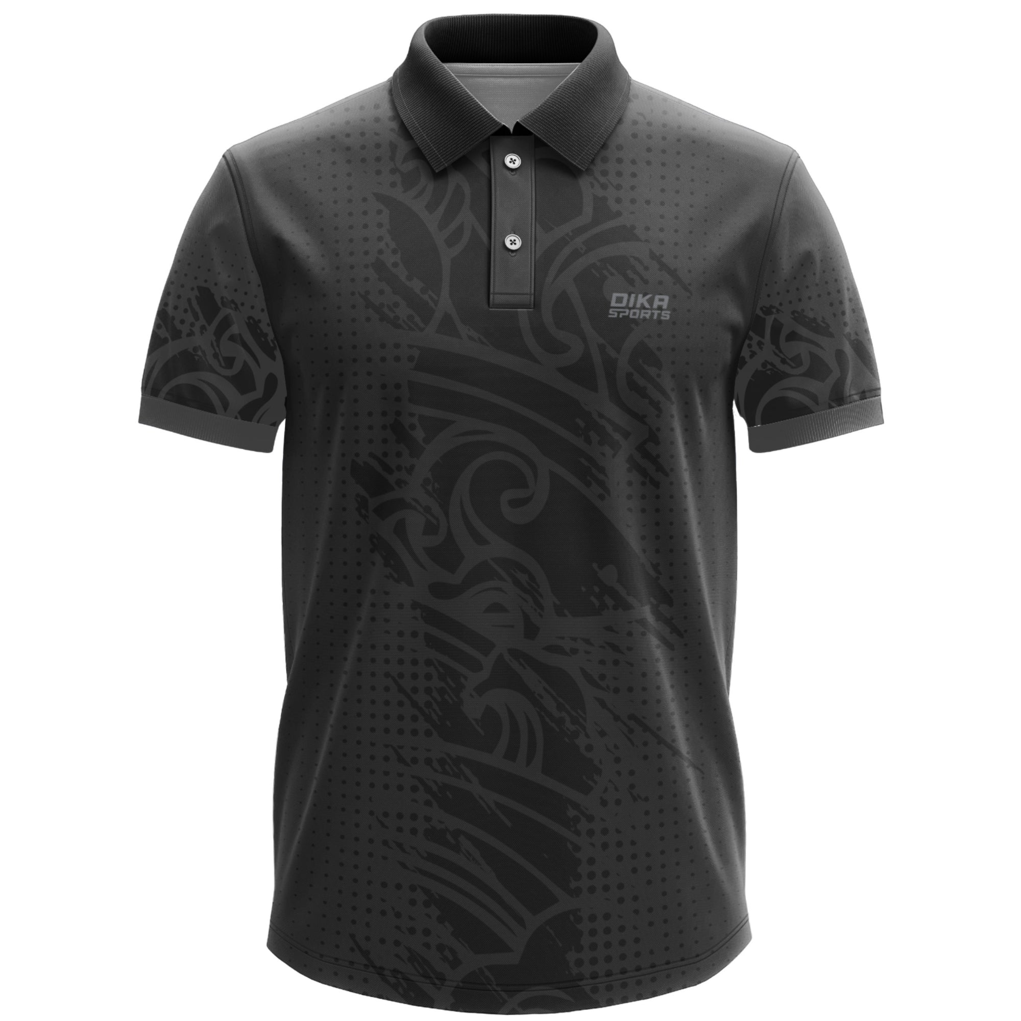 Dika Sports cricket jersey printed Men's cricket jersey collar t shirts for men