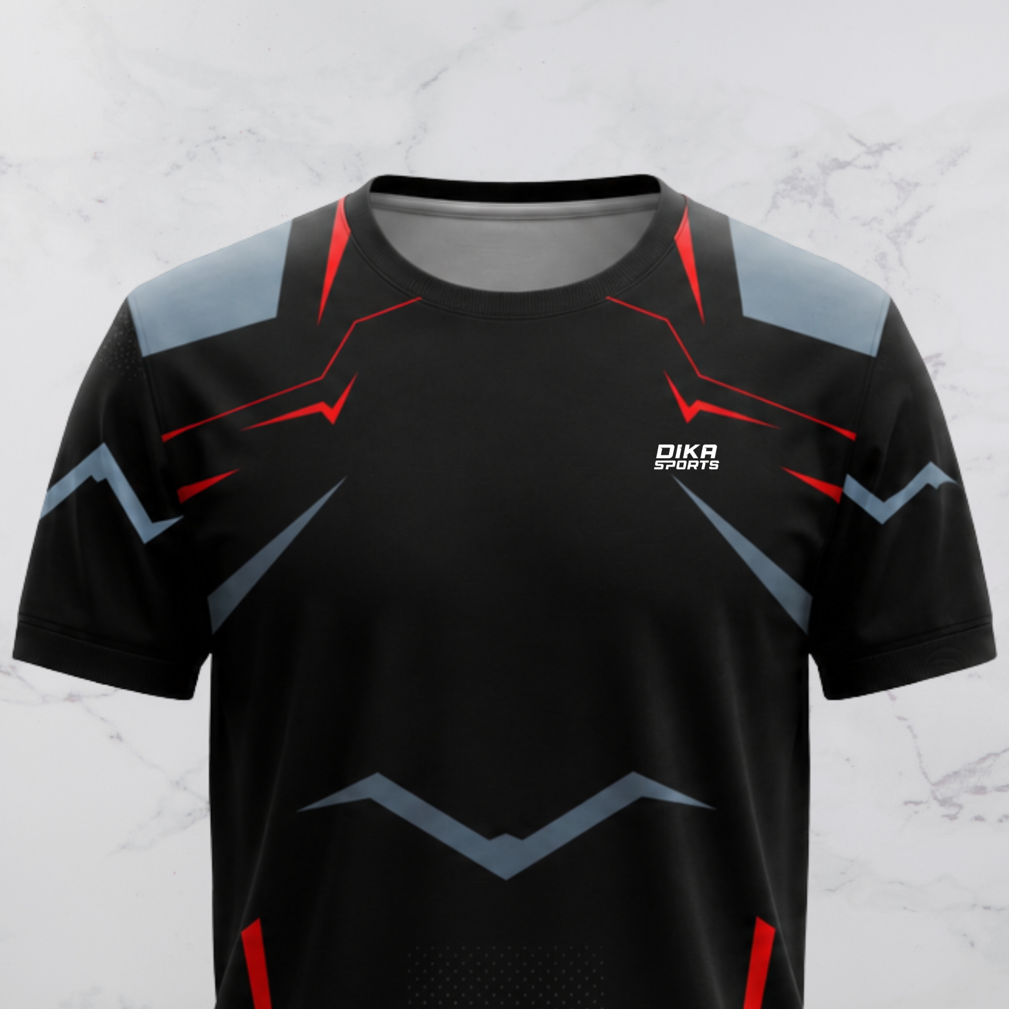 DIKA SPORTS Cricket Jersey Round Neck for Men | Men Sports TShirt | Sport T-Shirt | Cricket Jersey | Lightweight Performance Wear