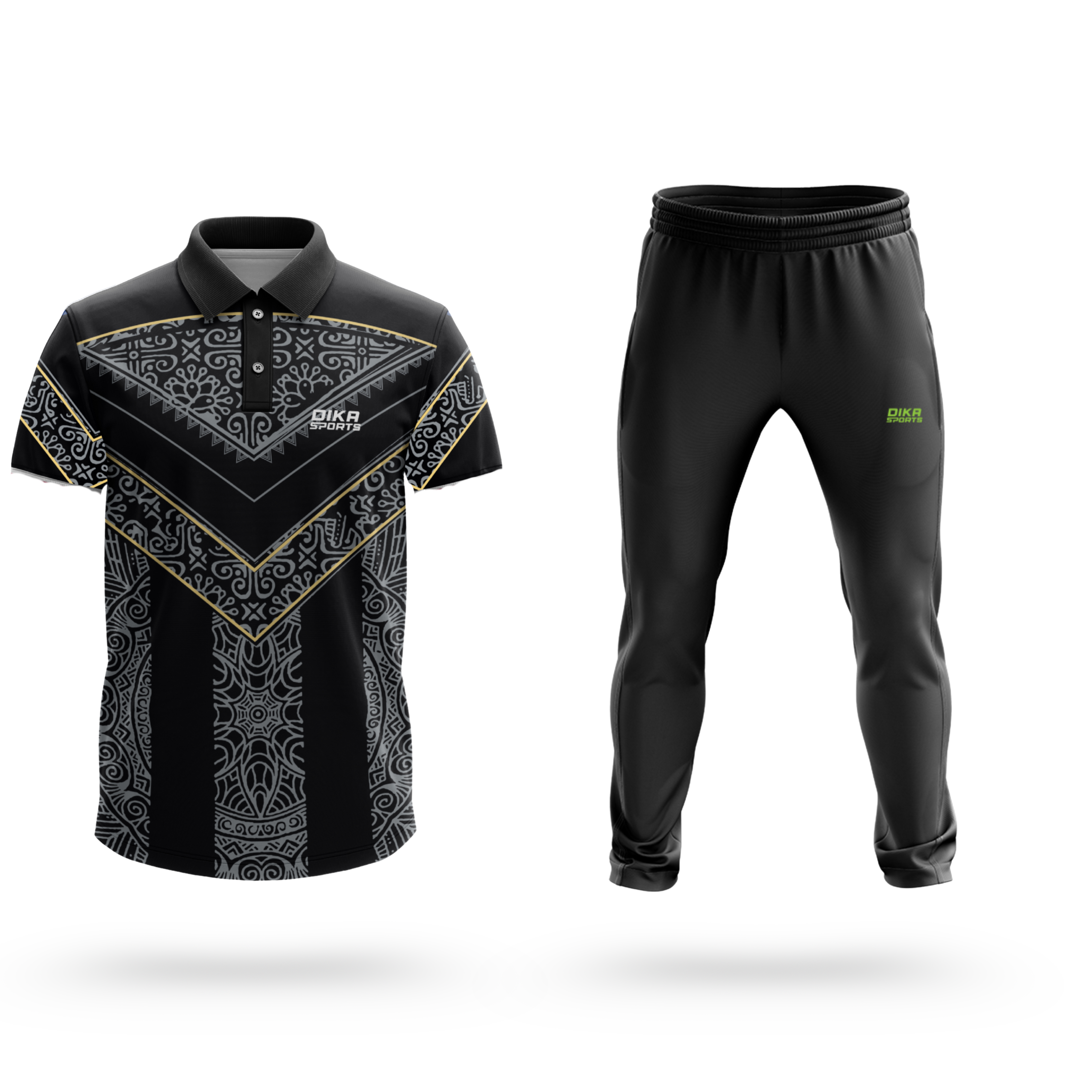 Dika Sports Custom football jersey Cricket t-shirt breathable sport t-shirt jersey for boys training wear men - Pack of 2