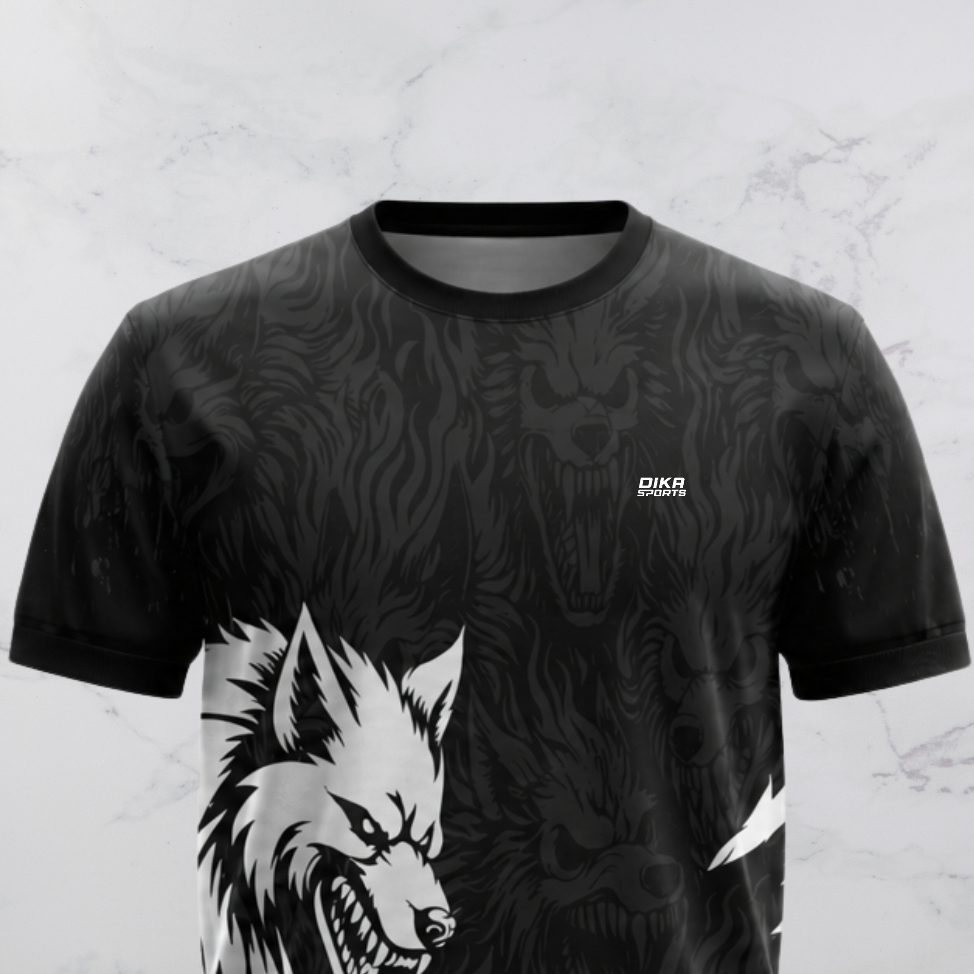 Dika Sports Stylish Round Neck Cricket T-Shirt | Breathable Short Sleeve Cricket Jersey Online