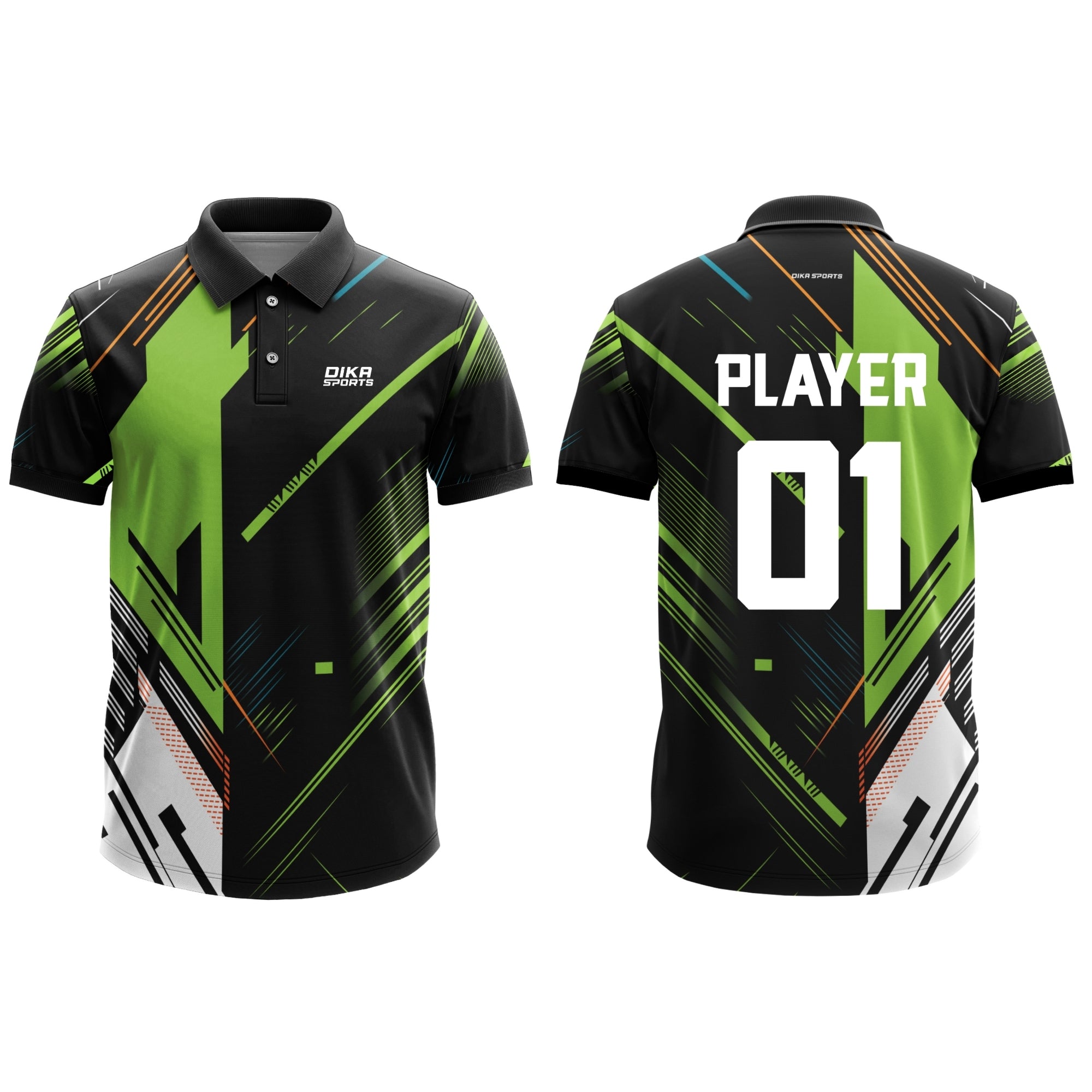 Dika Sports Kids Cricket Jersey Custom Name and Number Sports Jersey