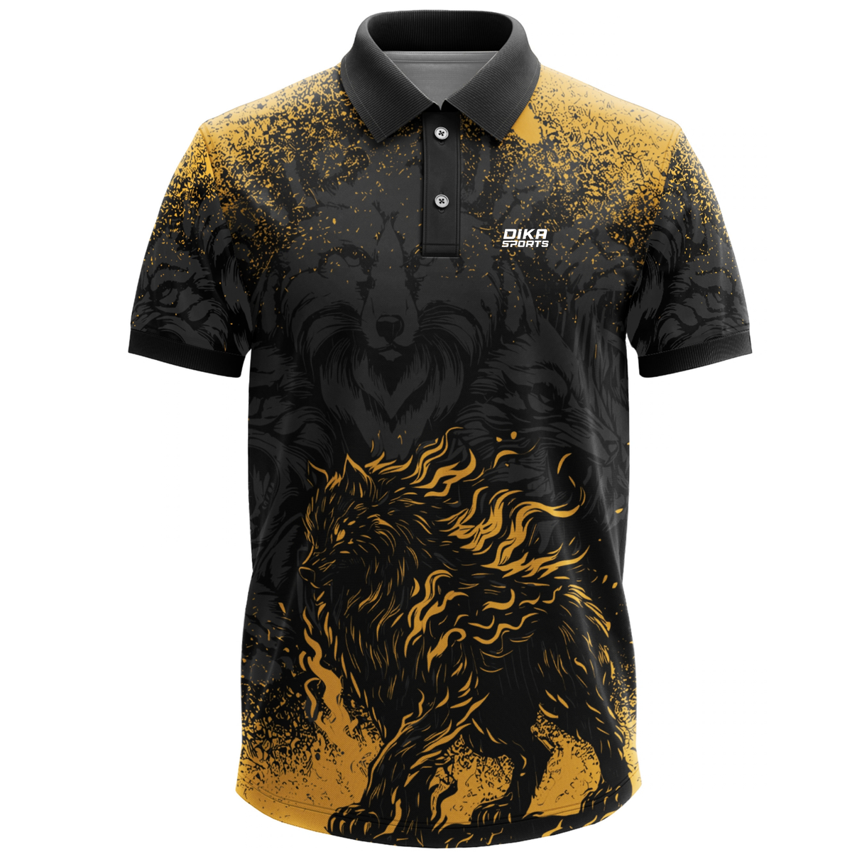 Dika Sports Personalized Sportswear | Custom Cricket Jersey with Name Number Logo | Breathable Cricket Jersey for Adults