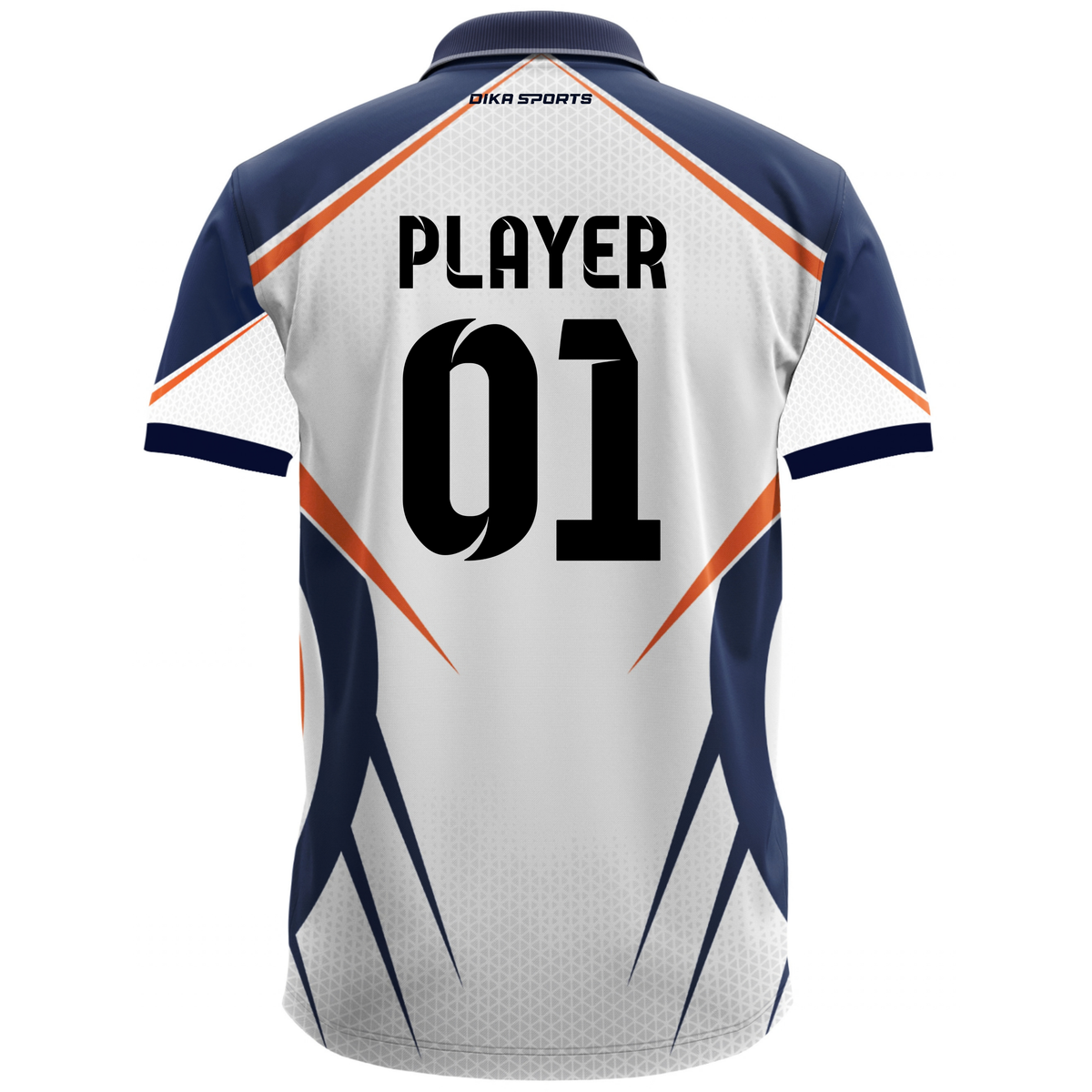 Dika Sports Cricket Jersey Set for Men | Custom Printed Jersey | Cricket T-Shirt Stylish | Collar Neck Sports T-Shirt