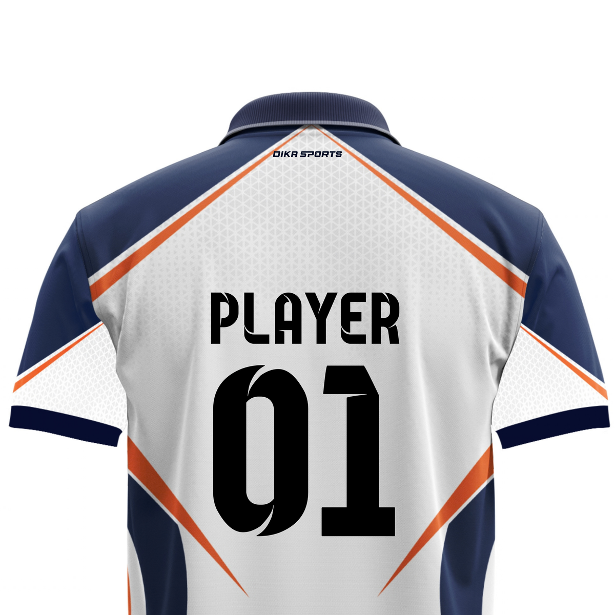 Dika Sports Cricket Jersey Set for Men | Custom Printed Jersey | Cricket T-Shirt Stylish | Collar Neck Sports T-Shirt