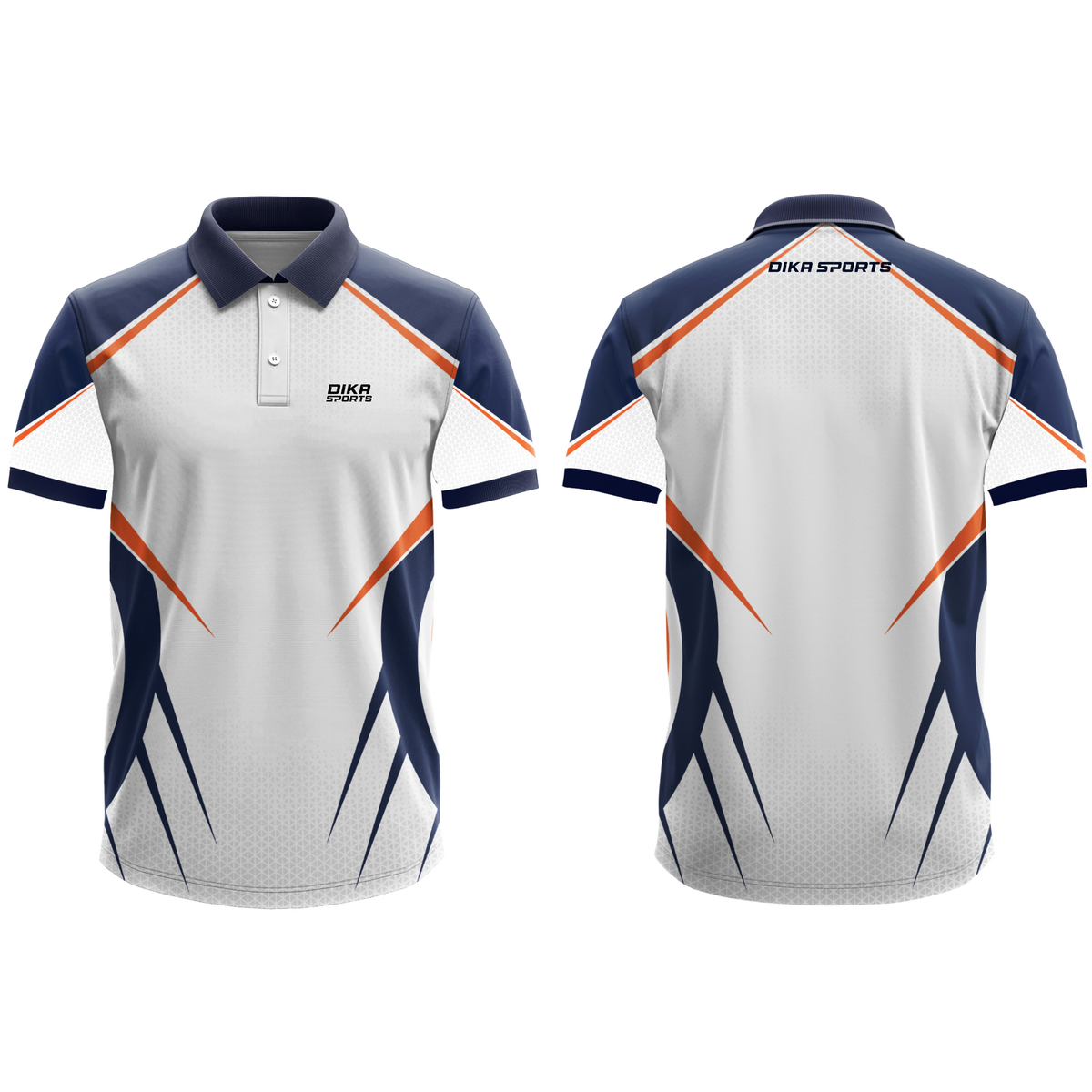 Dika Sports Cricket T-Shirt with Collar | Cricket Jersey for Men | Team Cricket Jersey | Breathable & Stretchable | Moisture Wicking Quick Dry Sports Wear