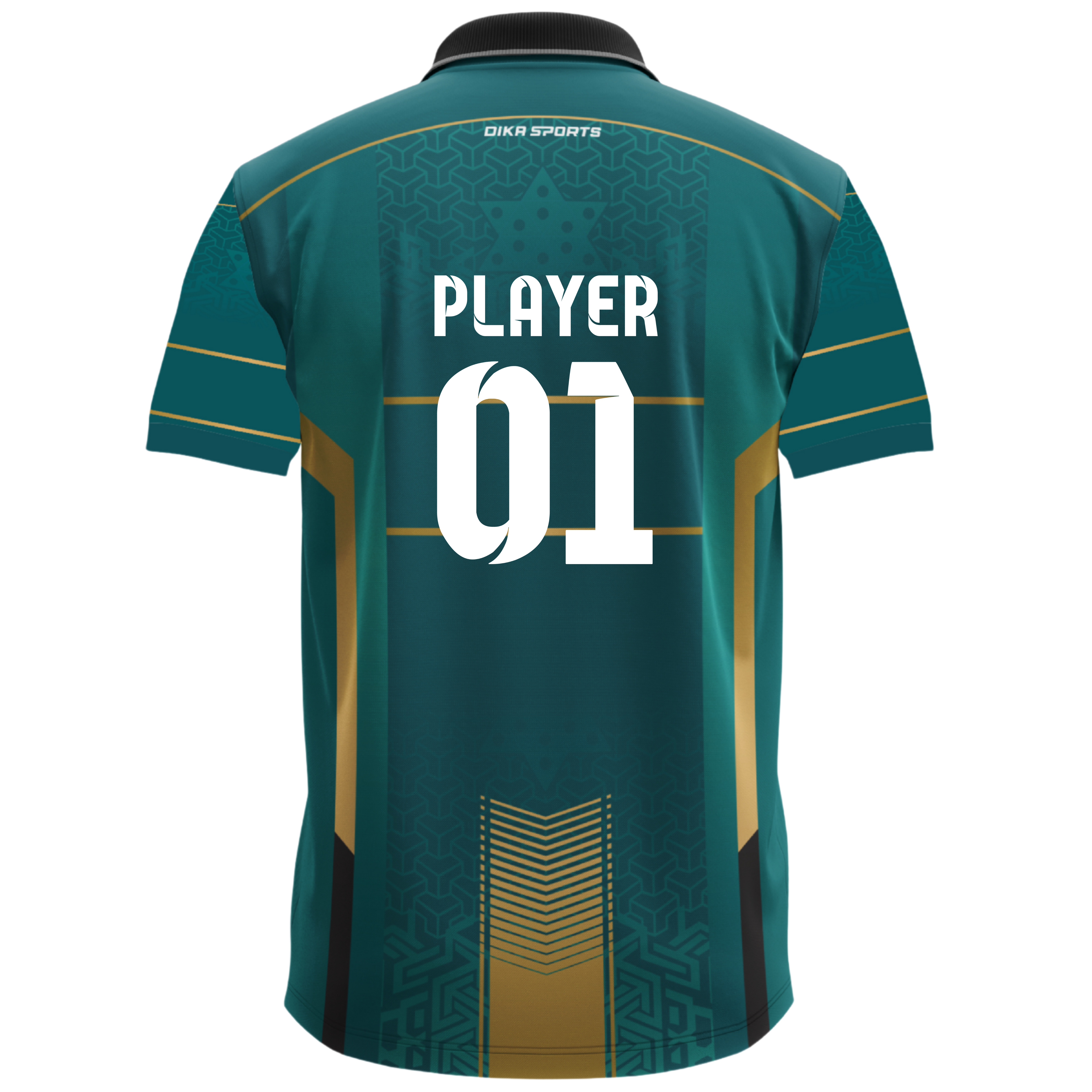 Dika Sports Custom jersey embroidery Cricket t-shirt set cricket shirtsports t shirts for men comfortable trackpant - Pack of 2