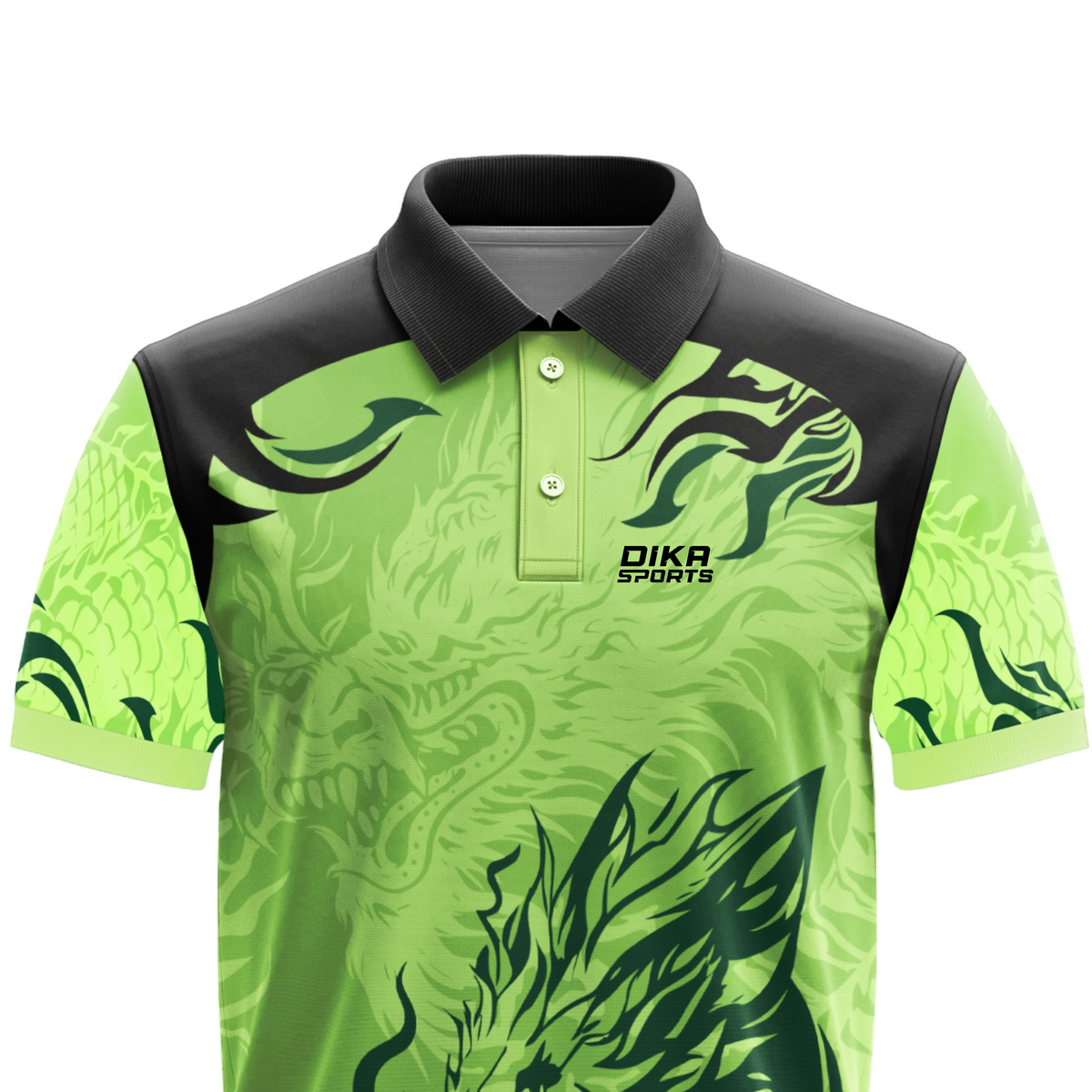 Dika Sports Cricket Jersey with Name and Number | Custom Printed Cricket Jersey | Personalized Team Jersey for Men & Kids
