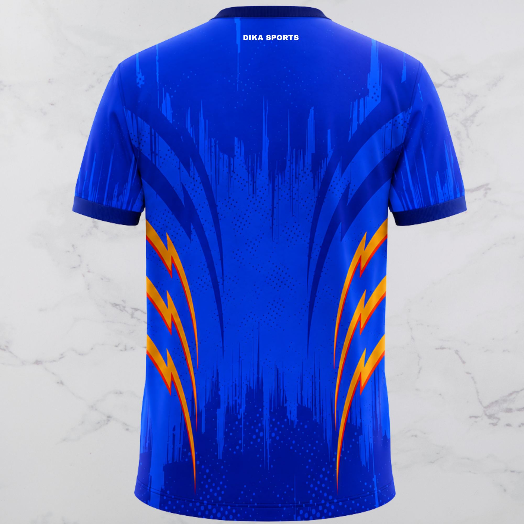 DIKA SPORTS Men's Cricket T-Shirt Breathable Round Neck Sports Jersey for Men | Cricket Dress for Men | Quick Dry Team Cricket Jersey