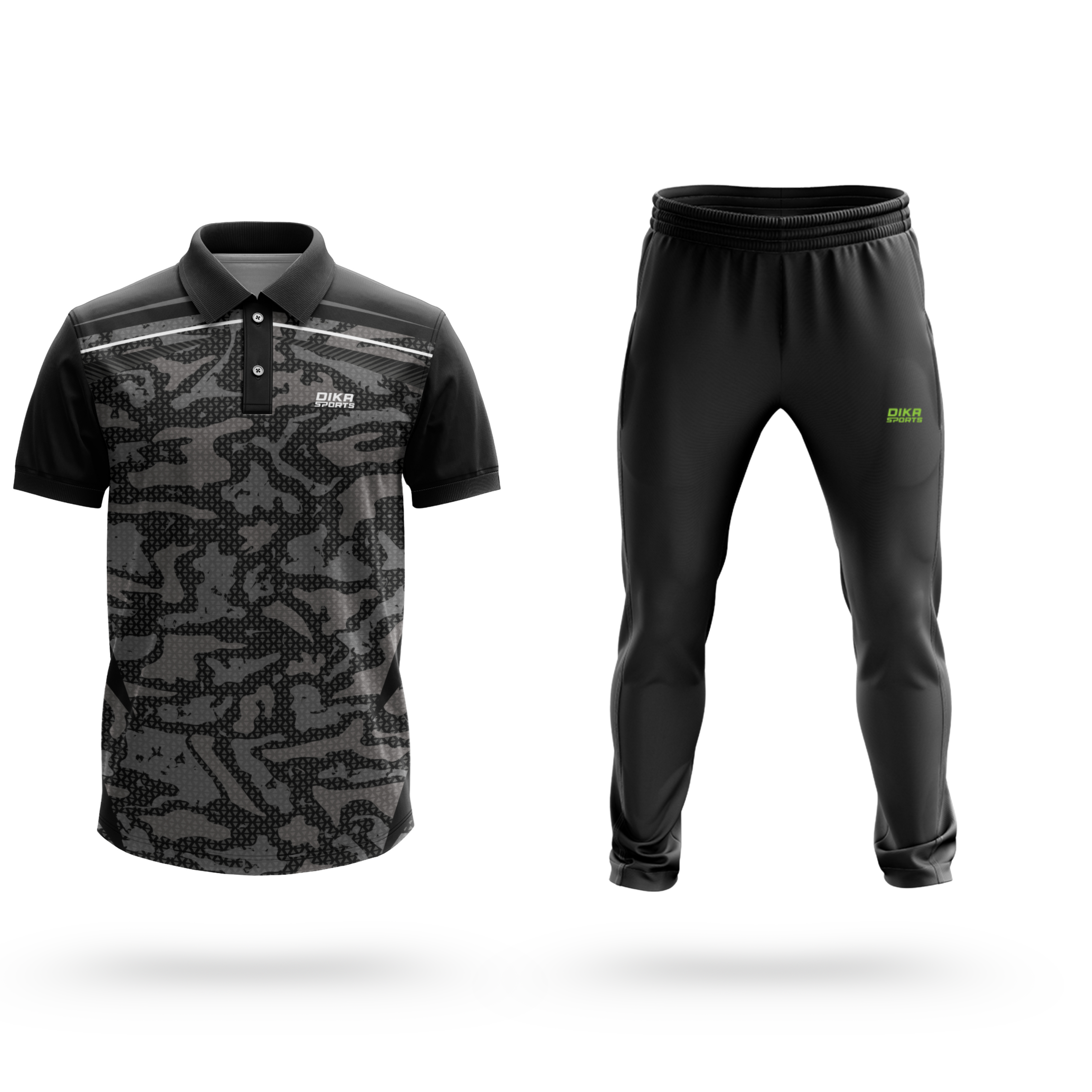 Dika Sports Personalized sportswear Cricket t-shirt quick-dry sports t shirt for men 5xl t shirts for men gym track pant - Pack of 2