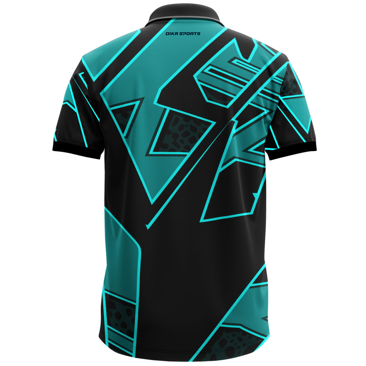 Dika Sports Cricket T-Shirt for Men | Non Custom Cricket Jersey with Collar | Quick Dry Breathable Sports T-Shirt