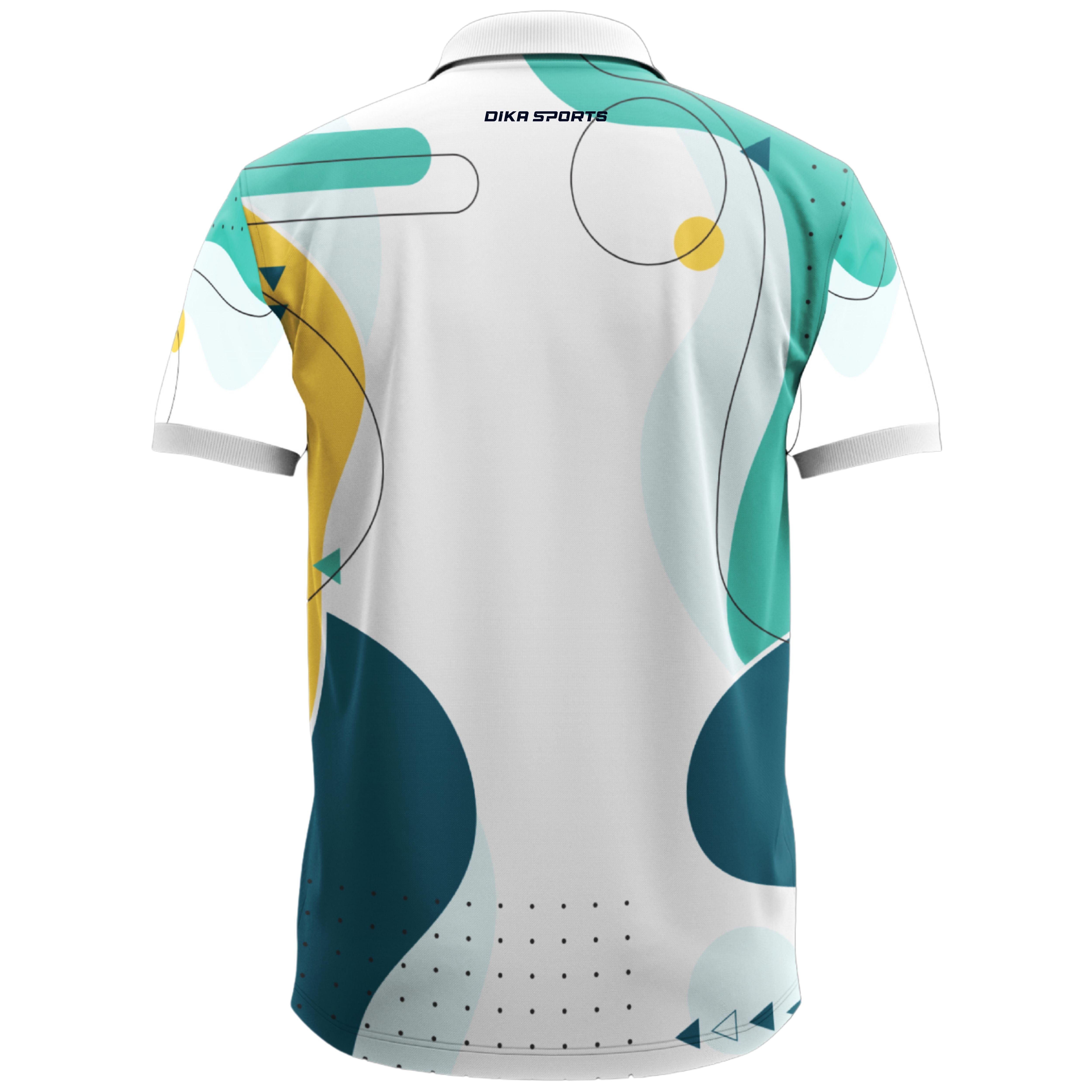 Dika Sports Cricket T-Shirt with Collar for Men Sports Training Tee