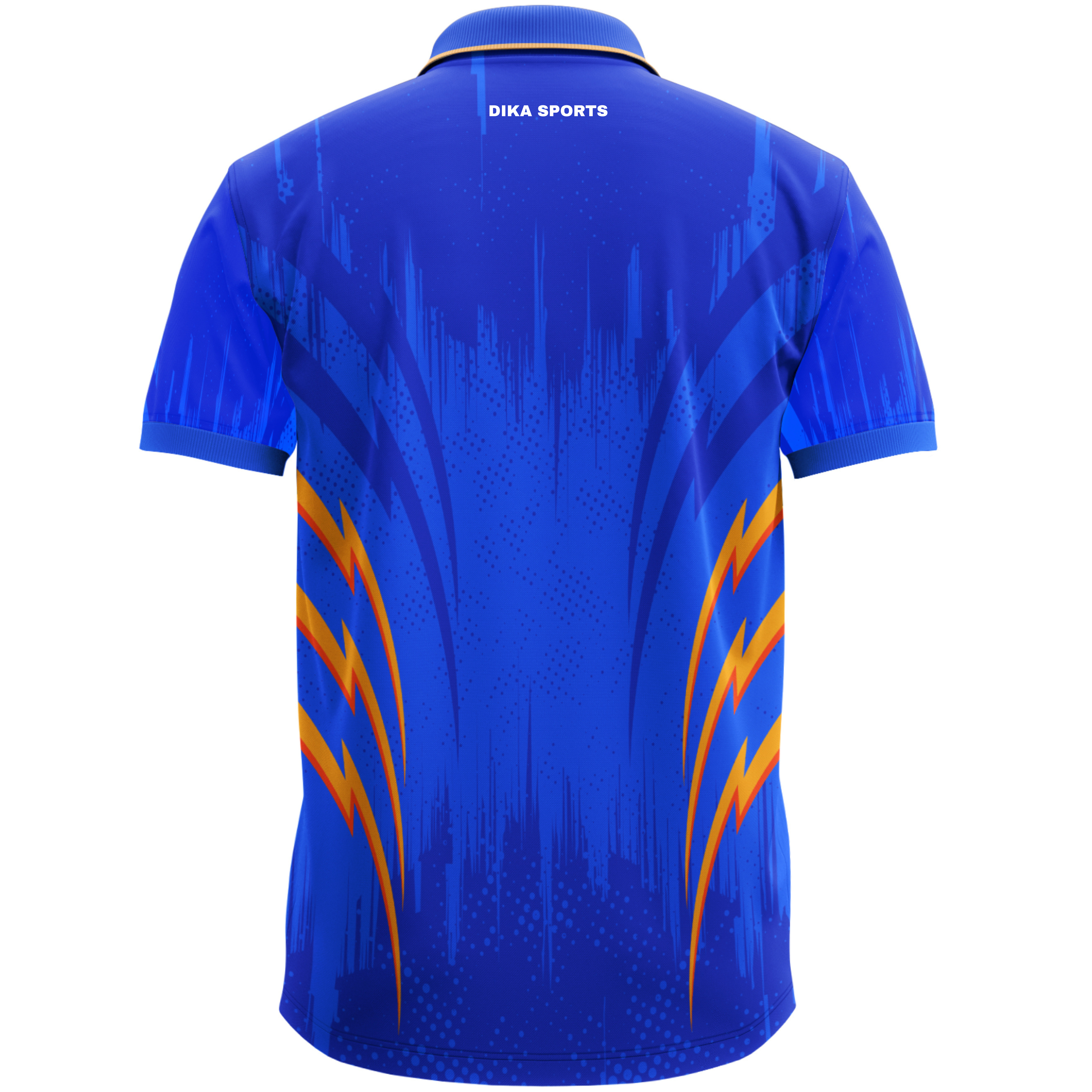 DIKA SPORTS Stylish Cricket T-Shirt with Collar, Breathable Quick-Dry Cricket Jersey for Practice and Match Wear
