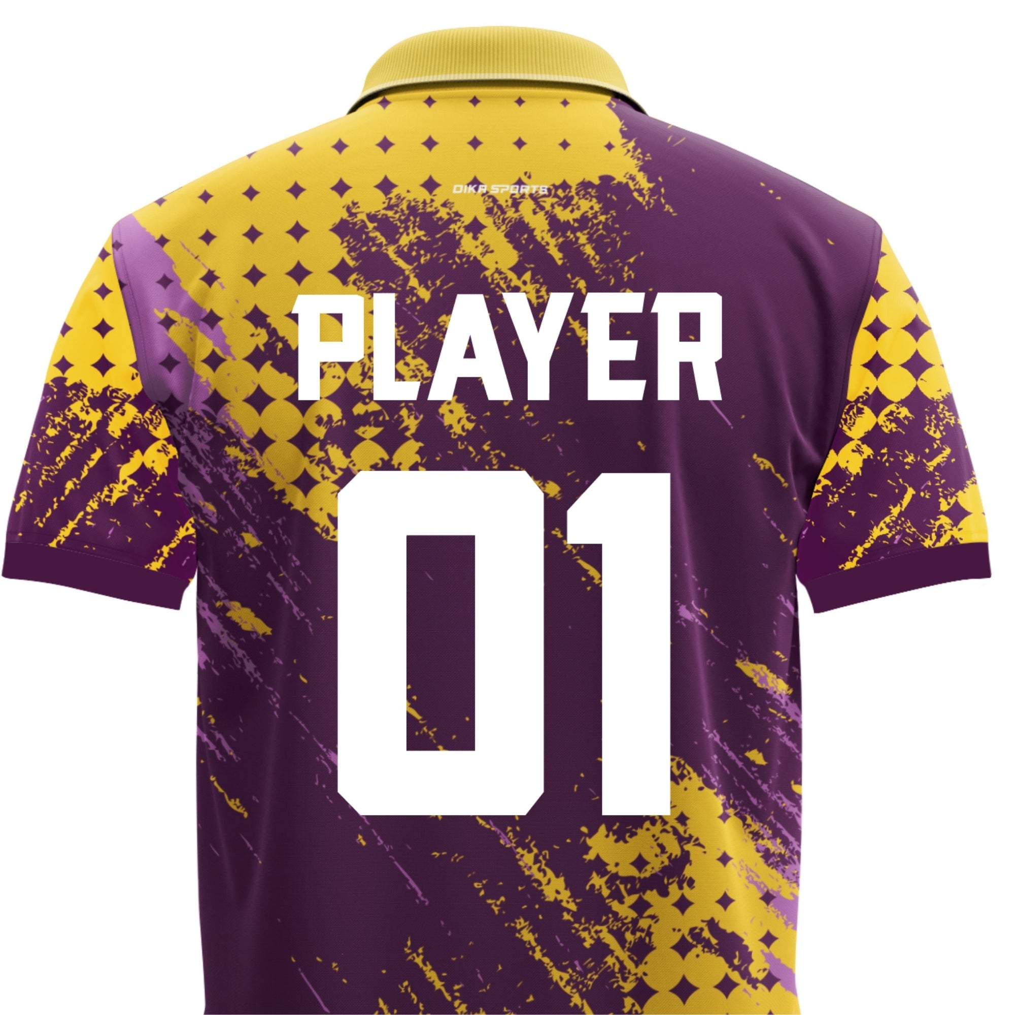 Dika Sports Custom Cricket Jersey  Breathable Fabric Personalized Jersey