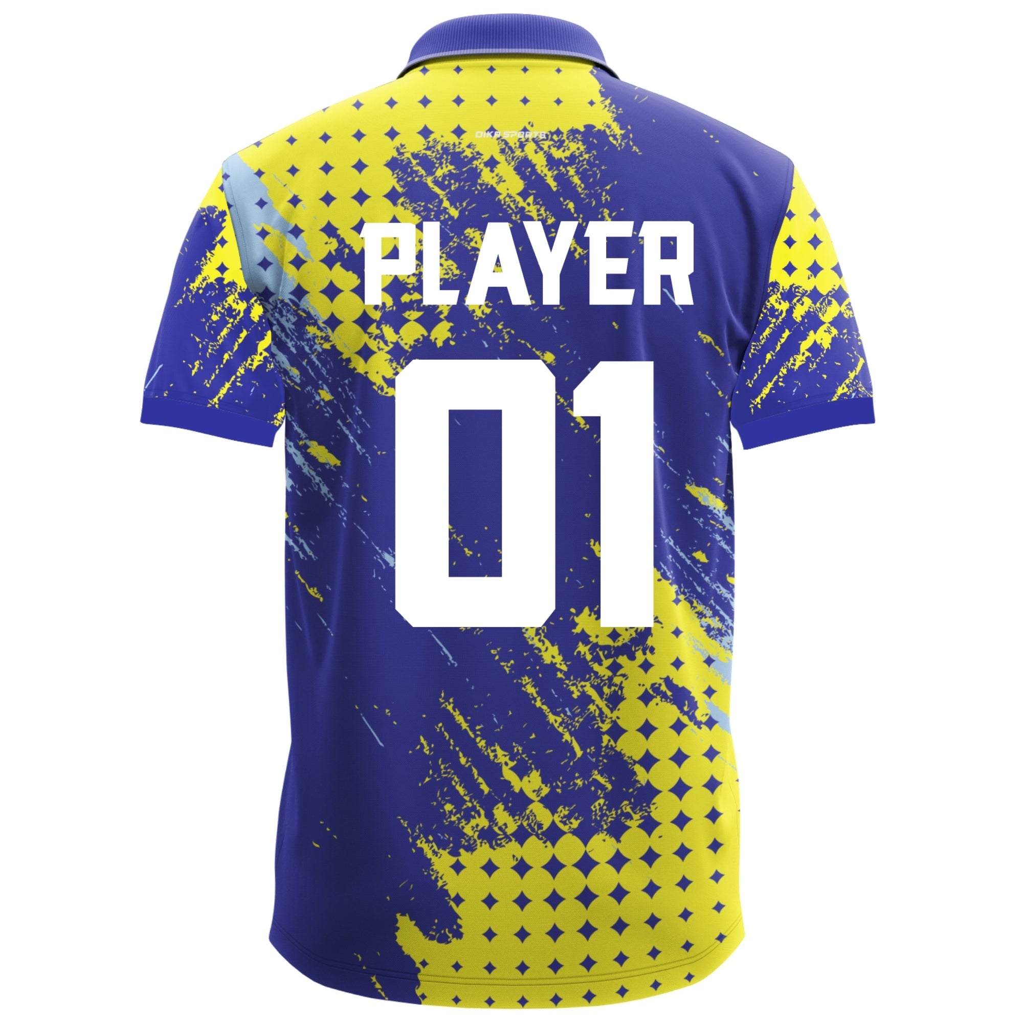 Dika Sports Name and Number Jersey Custom Cricket & Soccer Jerseys for Teams