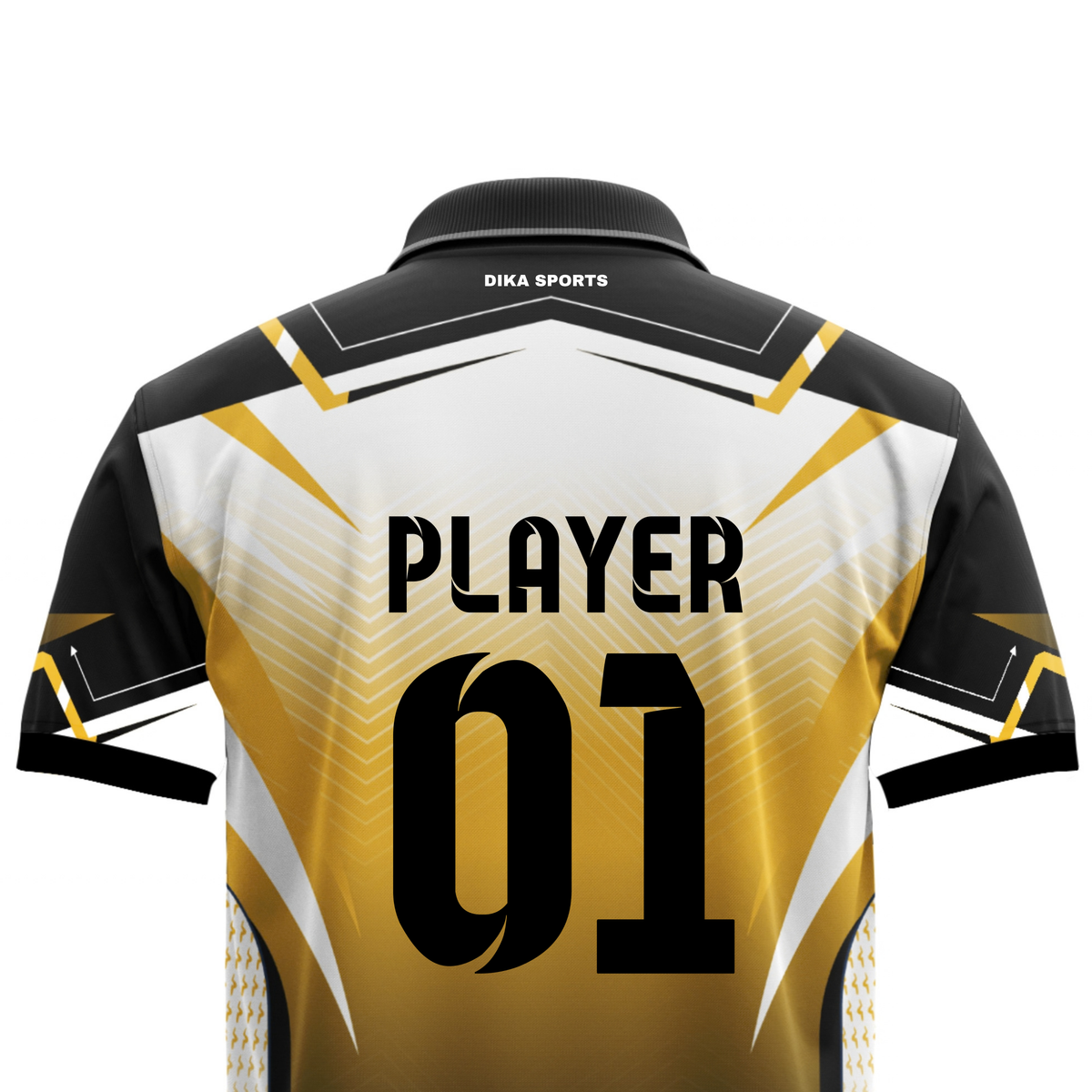 Dika Sports Custom Cricket Jersey Large Size | Name Number Logo Personalization | Breathable Cricket Jersey for Men