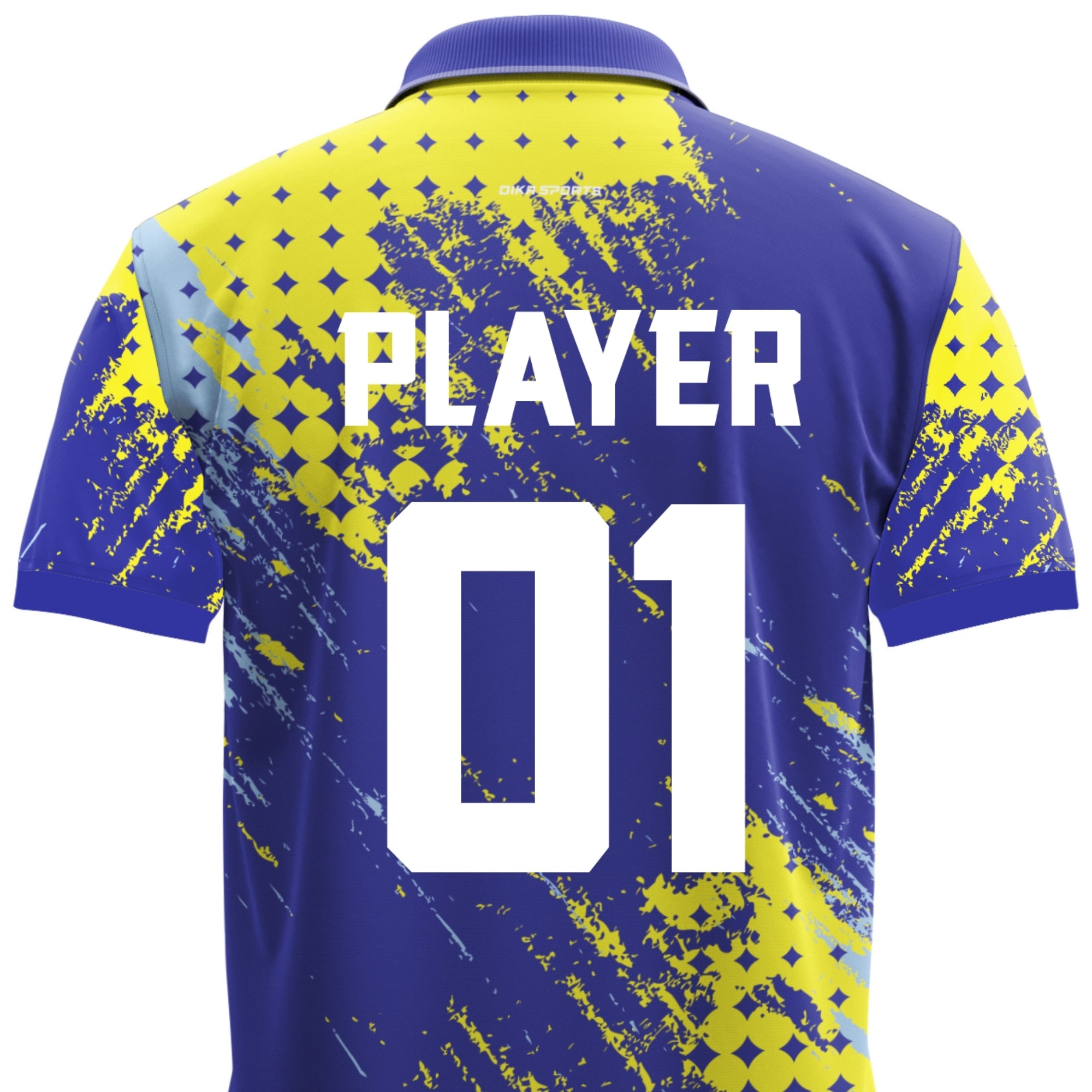 Dika Sports Name and Number Jersey Custom Cricket & Soccer Jerseys for Teams
