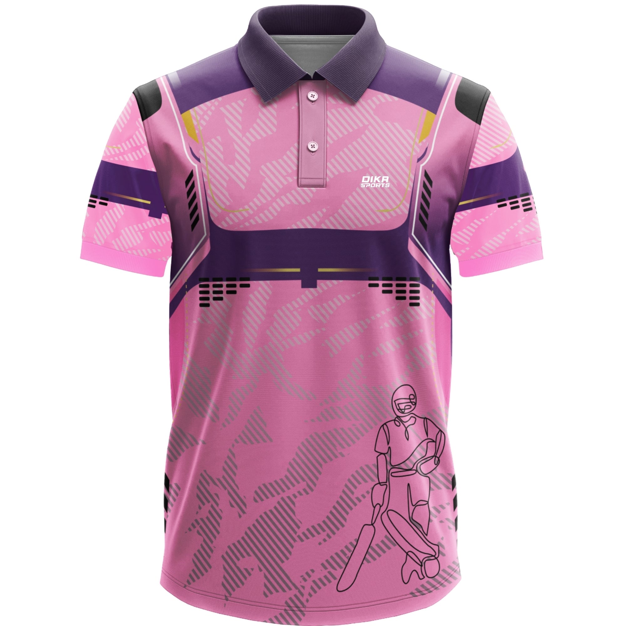 Dika Sports Custom Jersey  Personalized Cricket Jersey for Men, Kids & Teams