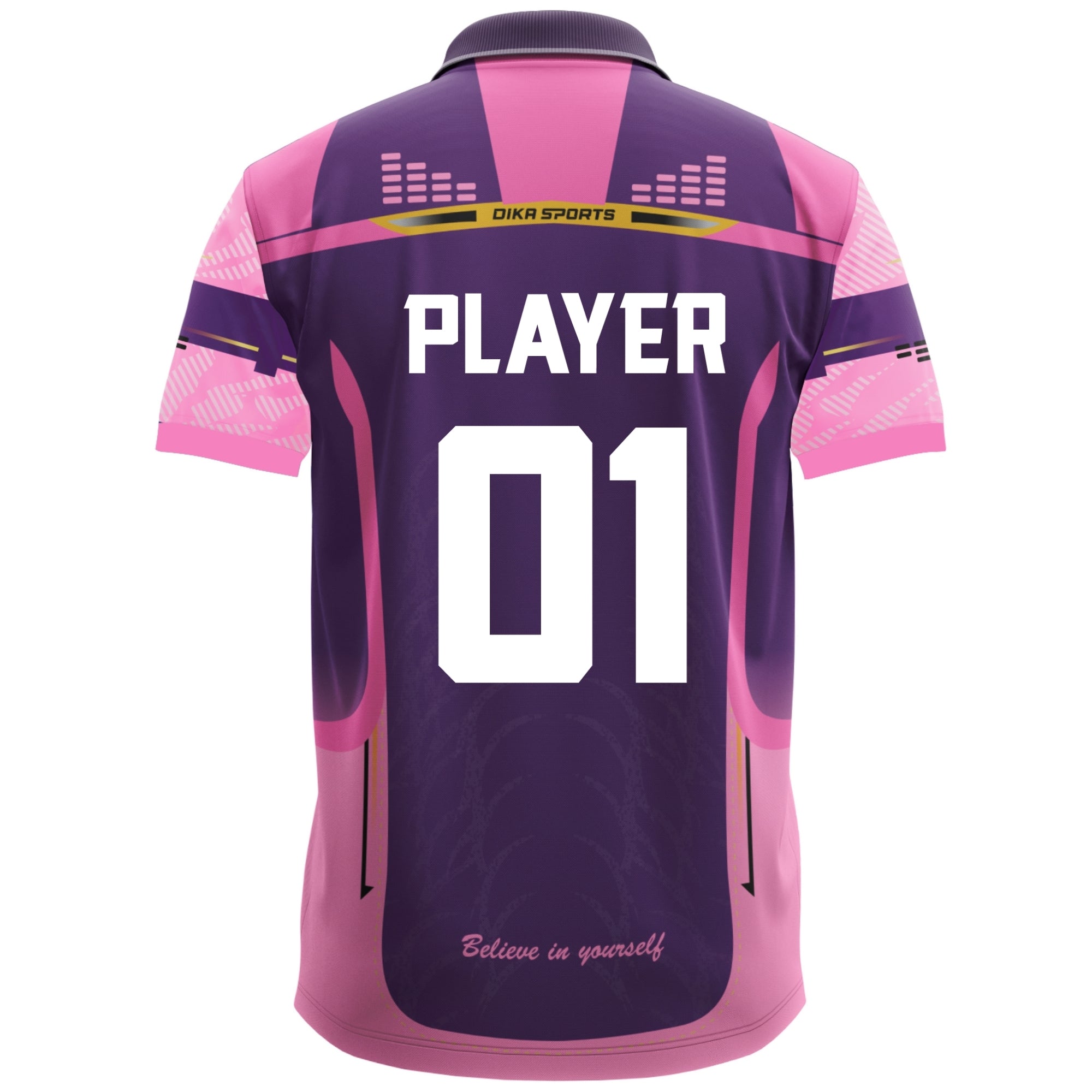 Dika Sports Custom Jersey  Personalized Cricket Jersey for Men, Kids & Teams