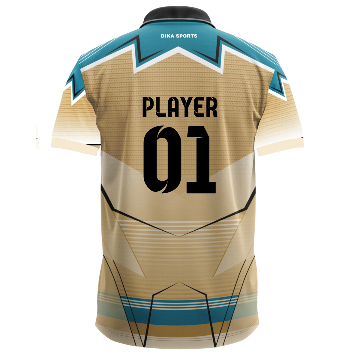 Dika Sports Custom Team Jersey | Personalized Cricket Jersey with Name Number Logo | Breathable Sports Jersey for Men & Kids