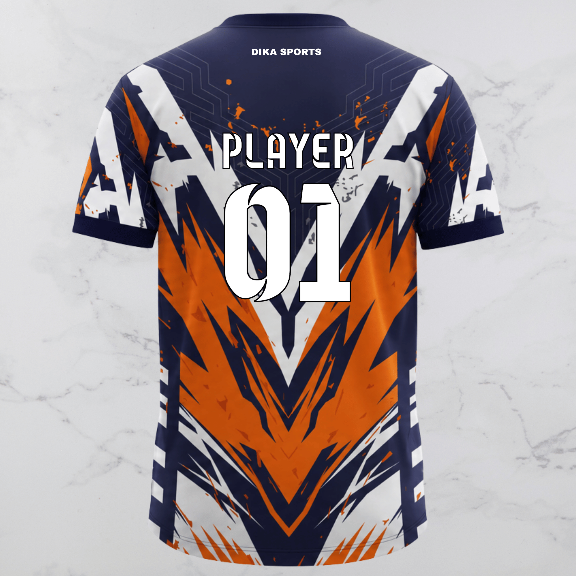 Dika Sports Personalized Cricket Jersey with Name and Number | Custom Team Cricket Jersey for Men, Women & Kids