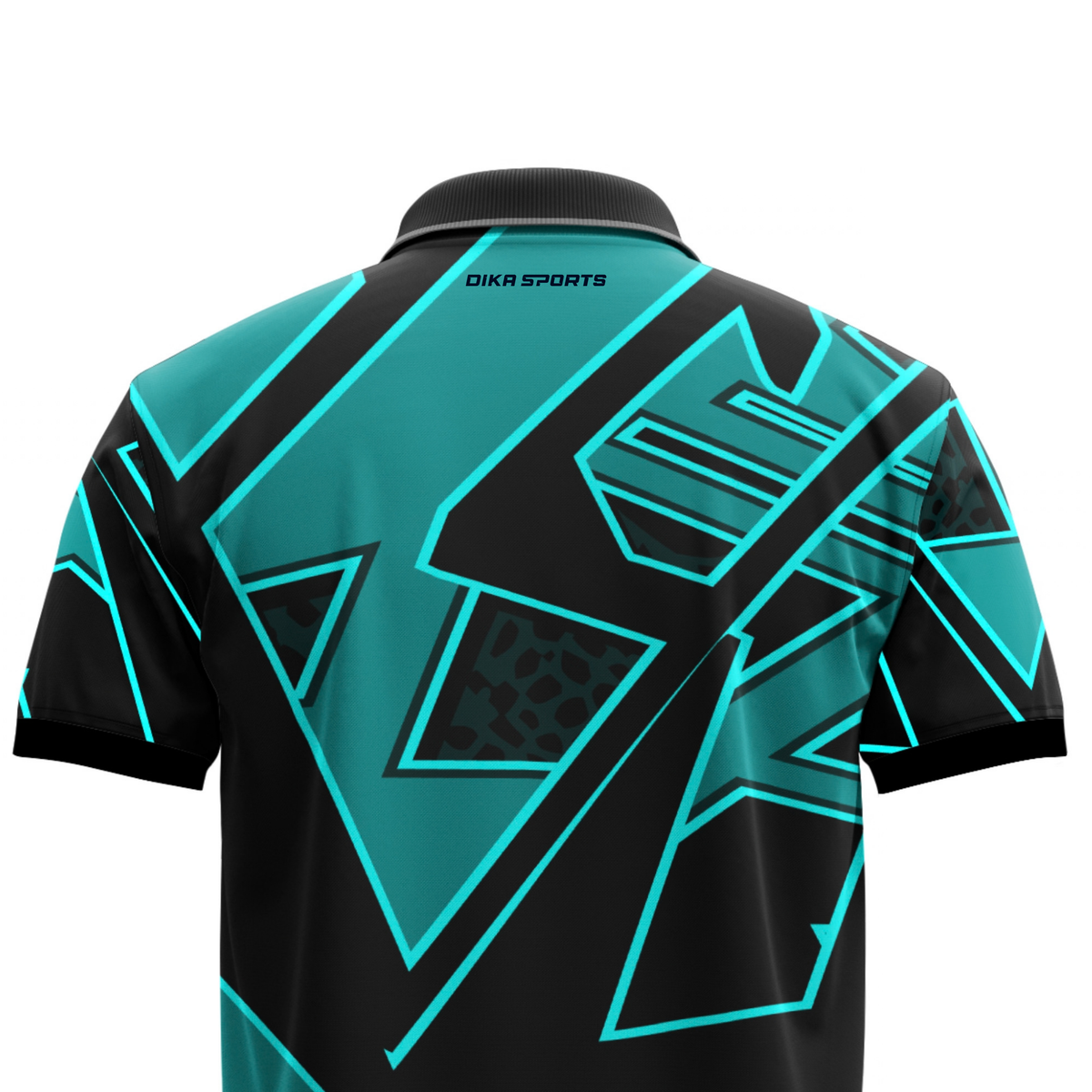 Dika Sports Cricket T-Shirt for Men | Non Custom Cricket Jersey with Collar | Quick Dry Breathable Sports T-Shirt