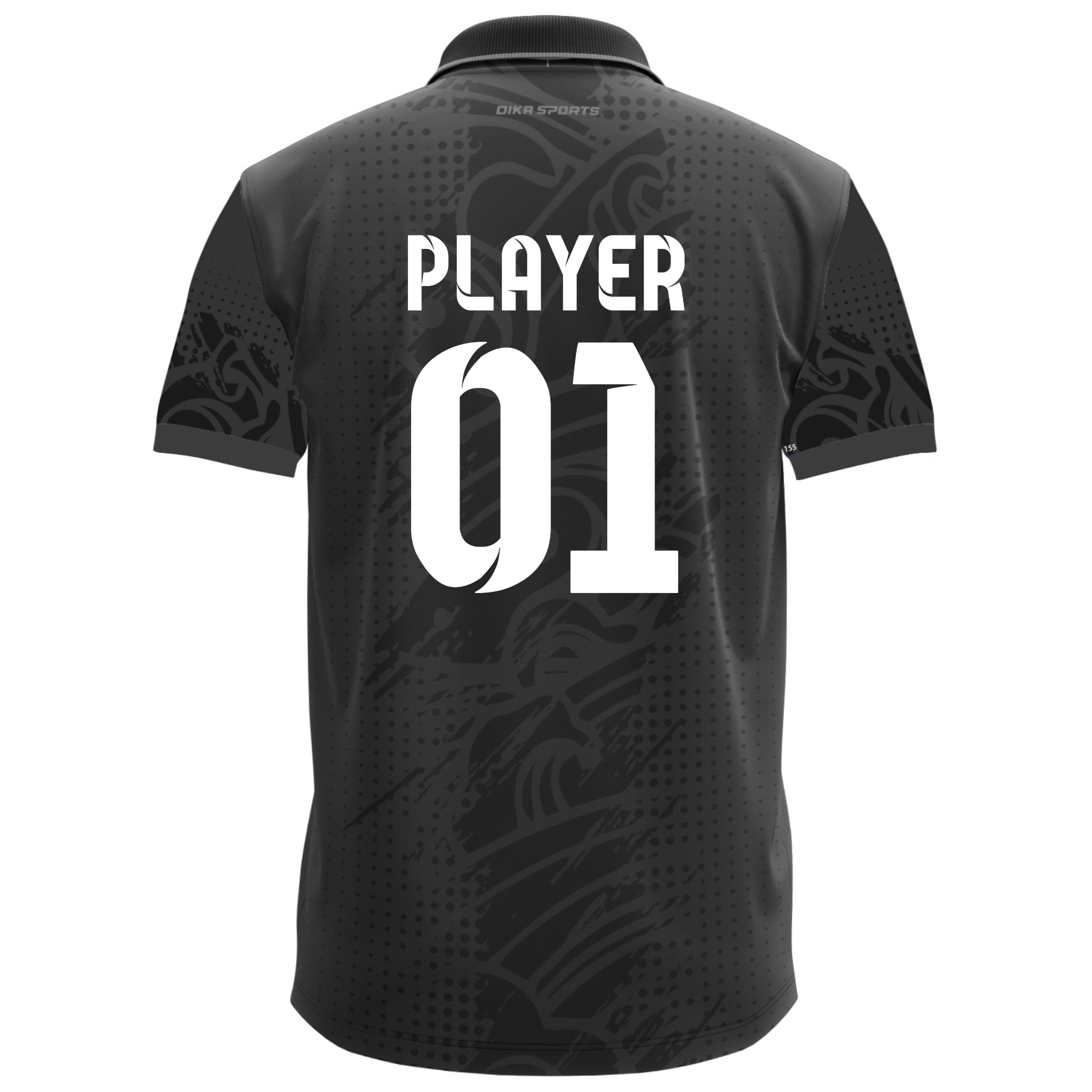 Dika Sports cricket jersey printed Men's cricket jersey collar t shirts for men