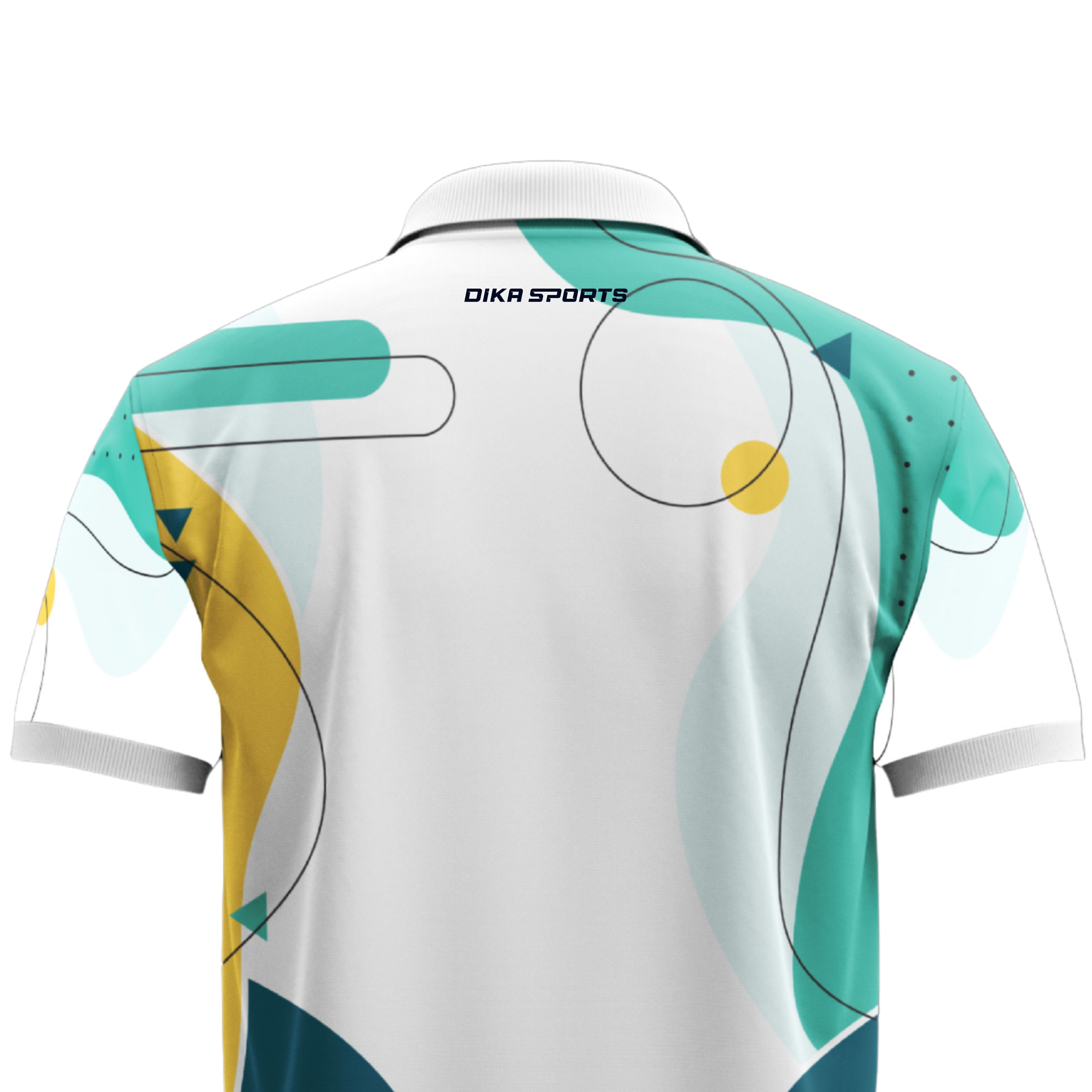 Dika Sports Cricket T-Shirt with Collar for Men Sports Training Tee