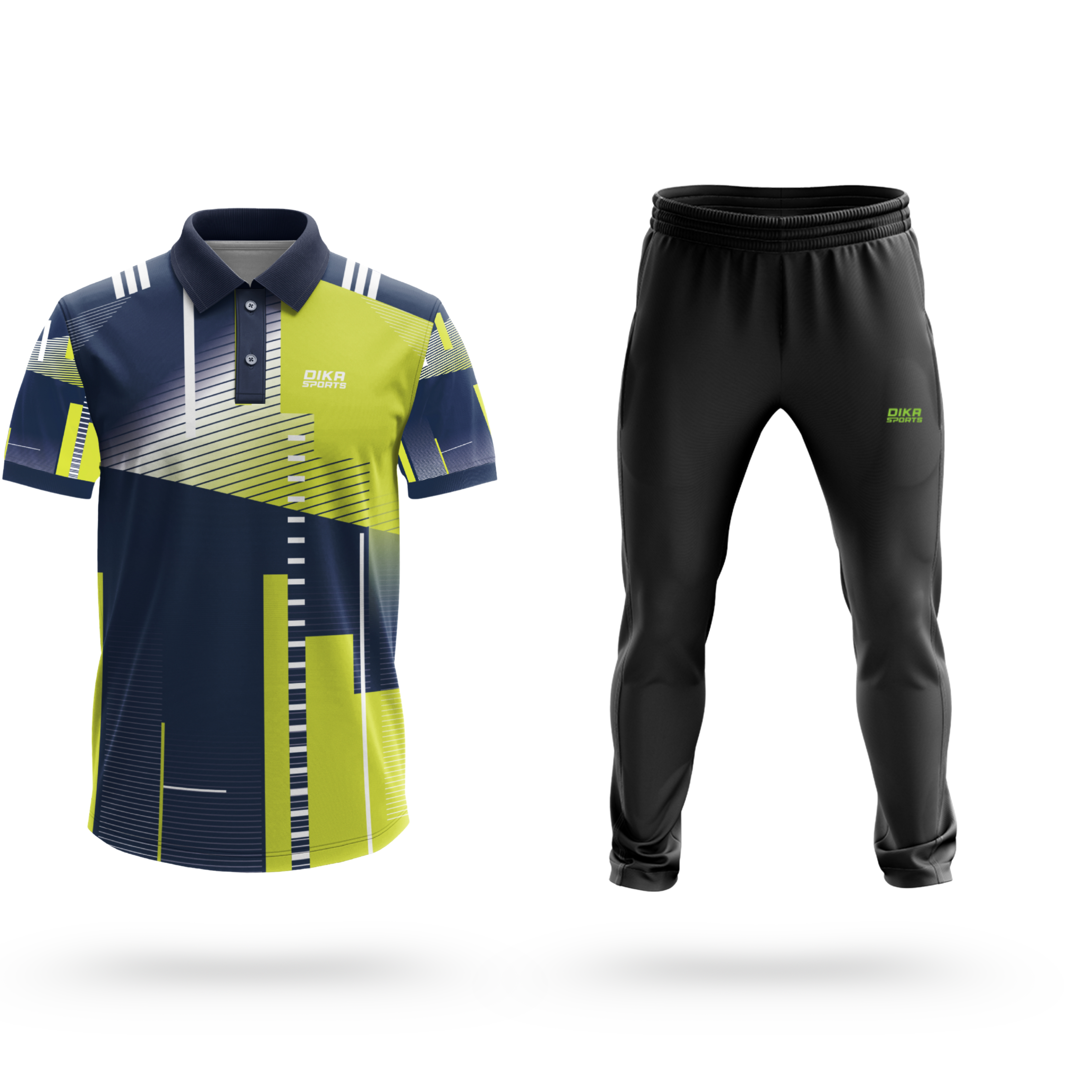 Dika Sports Custom jersey bulk order Cricket t-shirt with logo men t shirt branded5xl t shirts for men gym track pant - Pack of 2