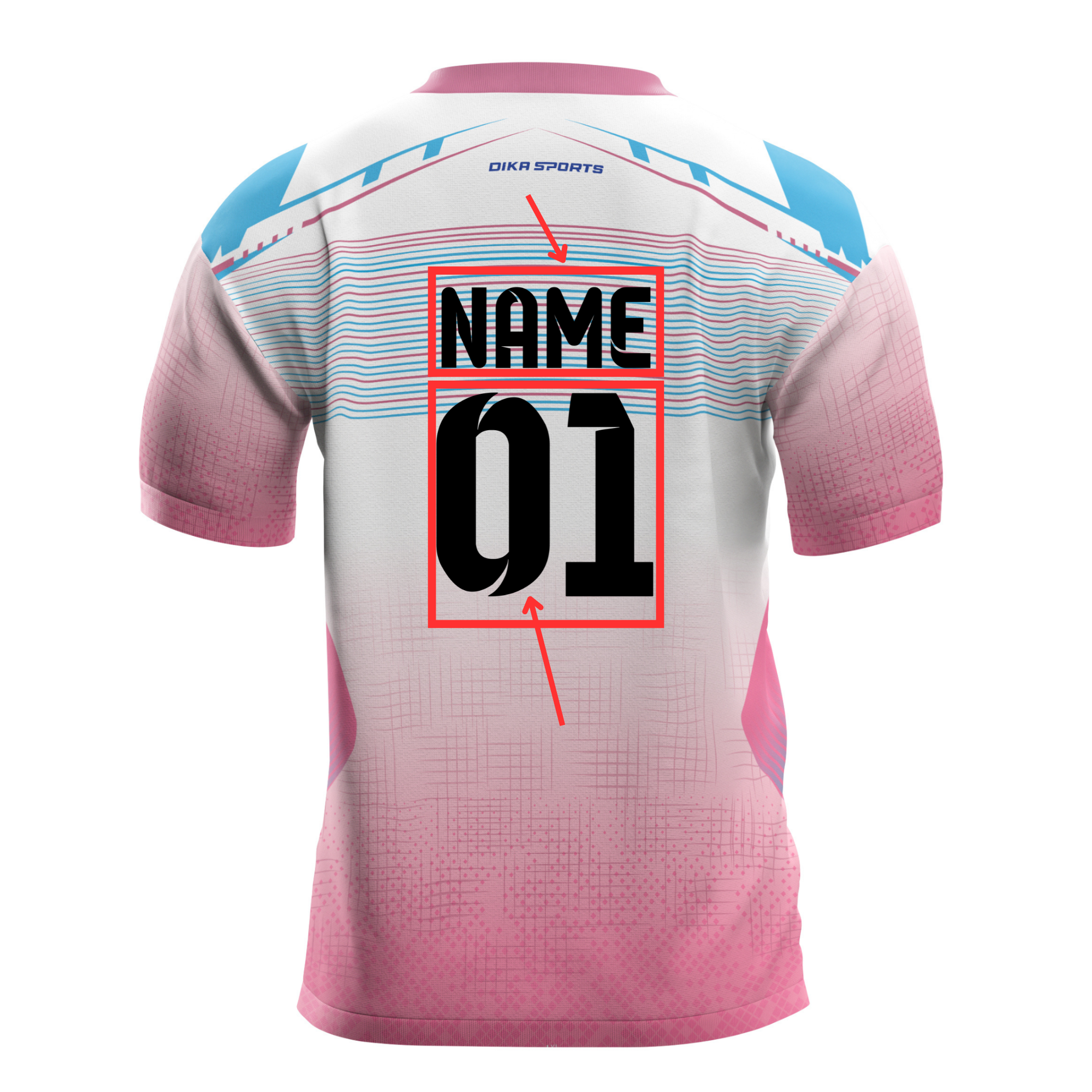 Cricket jersey breathable with perfect sizes for men