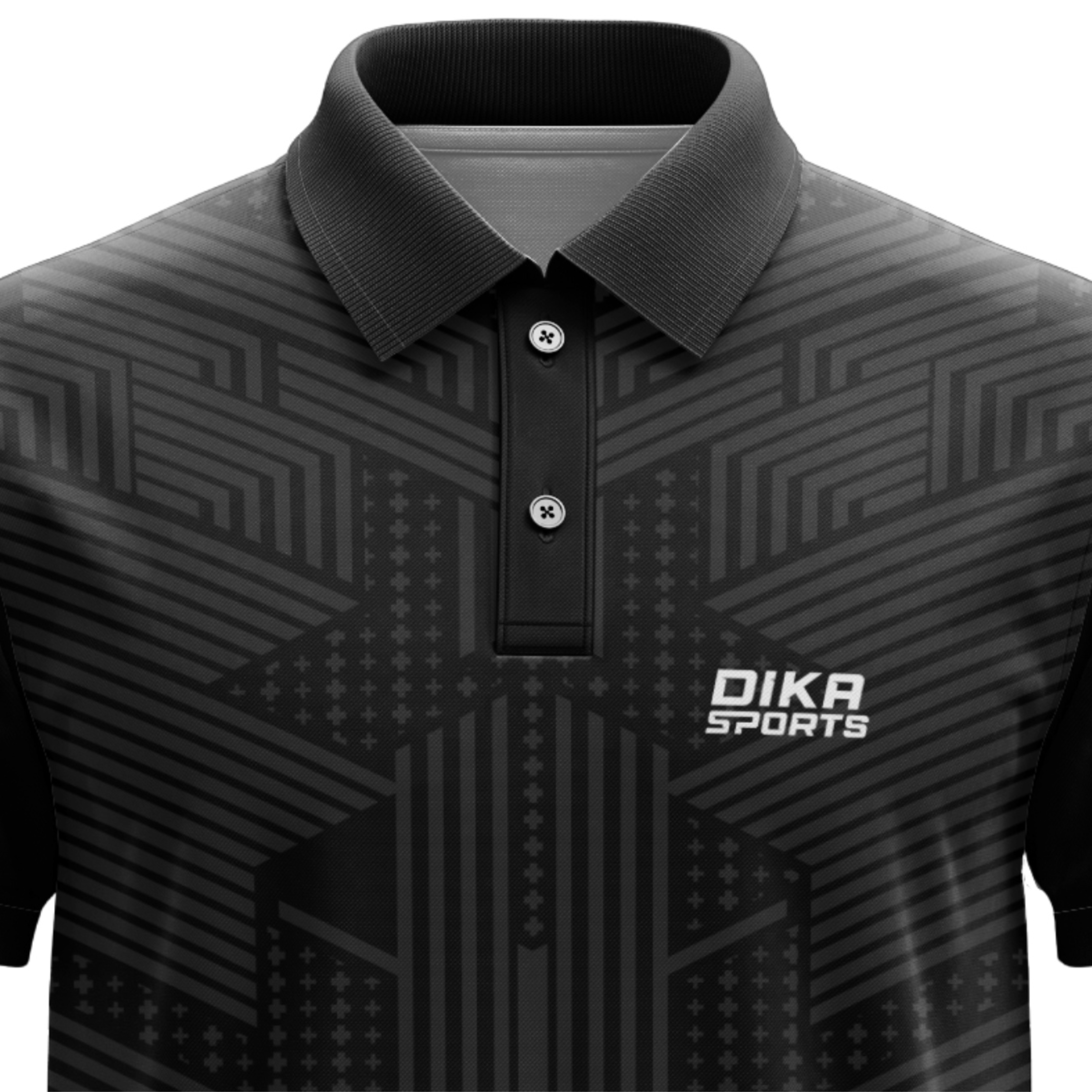 Cricket jersey with collar 12