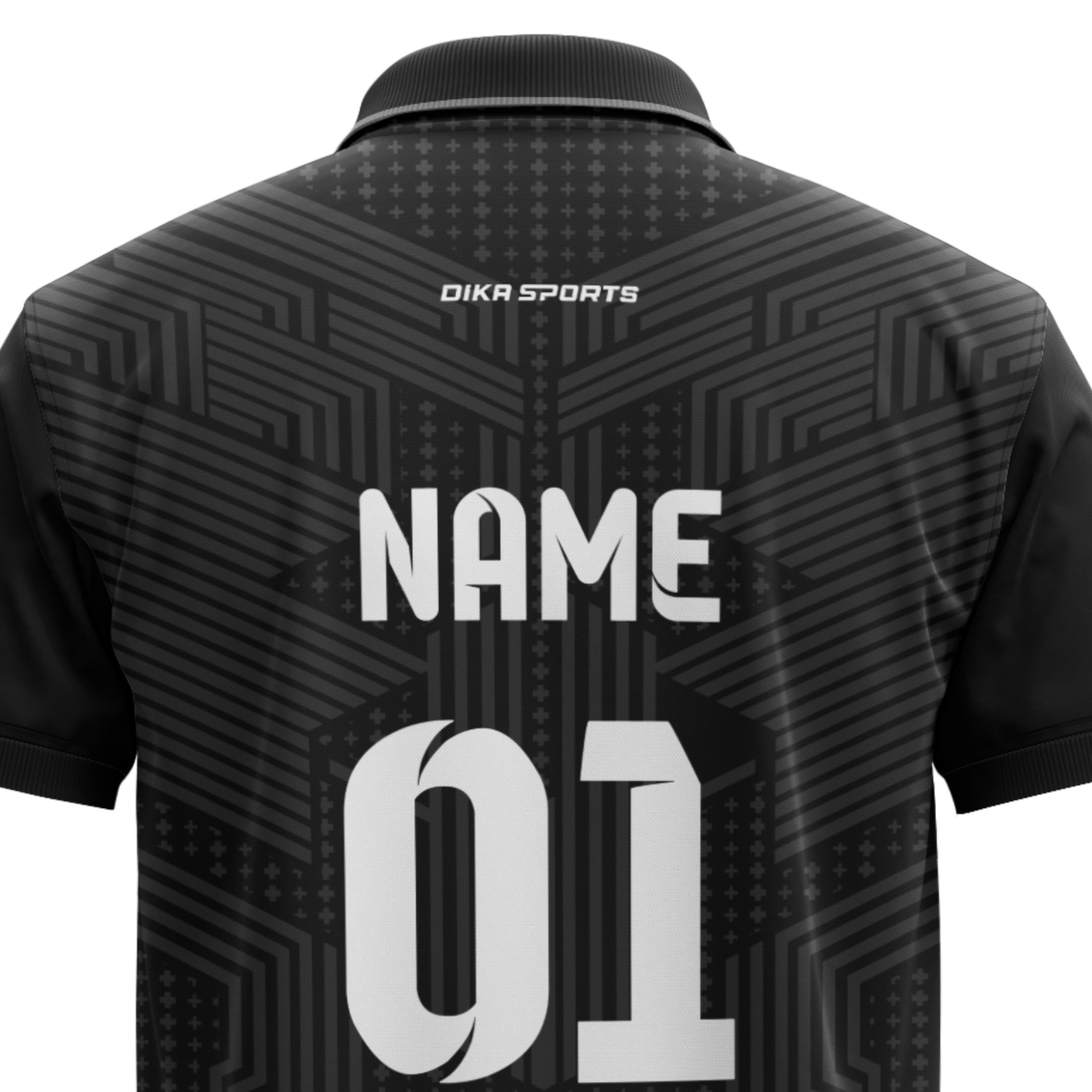 Cricket jersey with collar 14