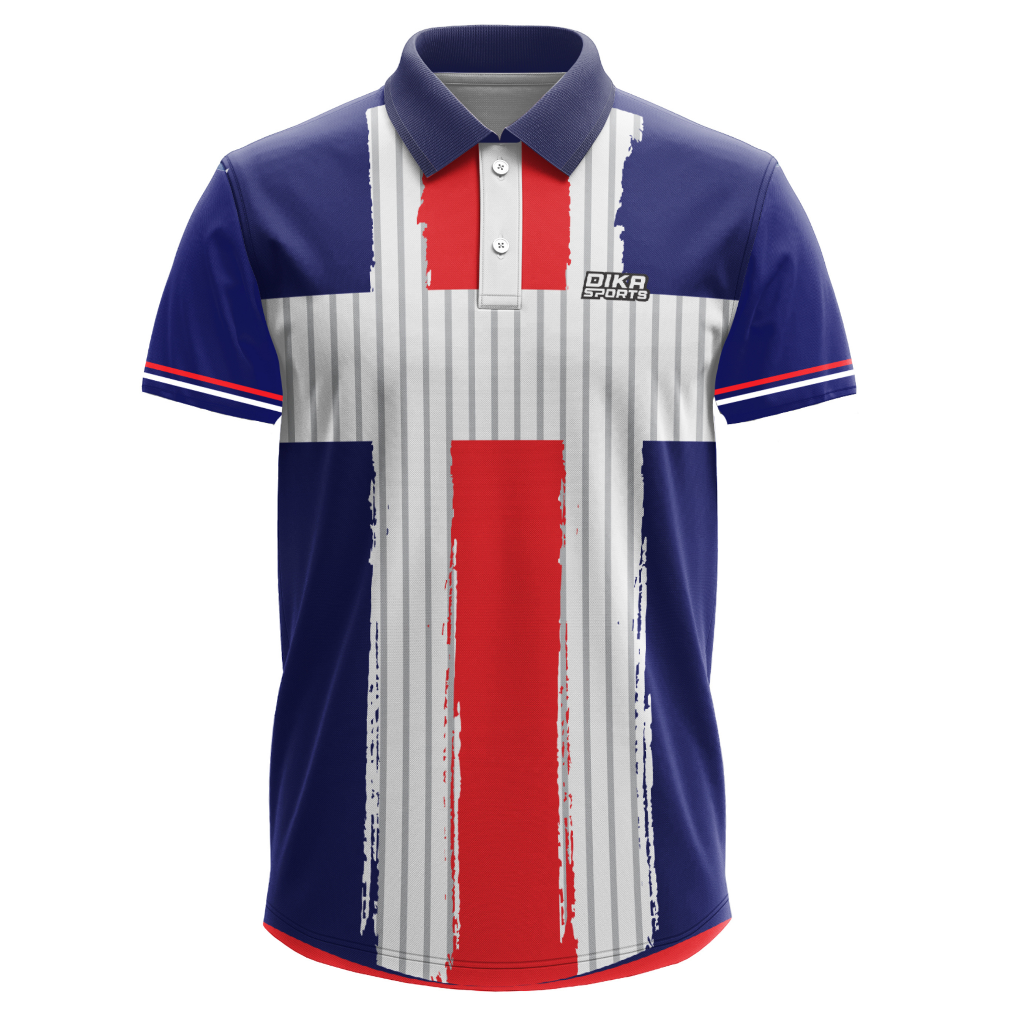 Cricket jersey with collar 3