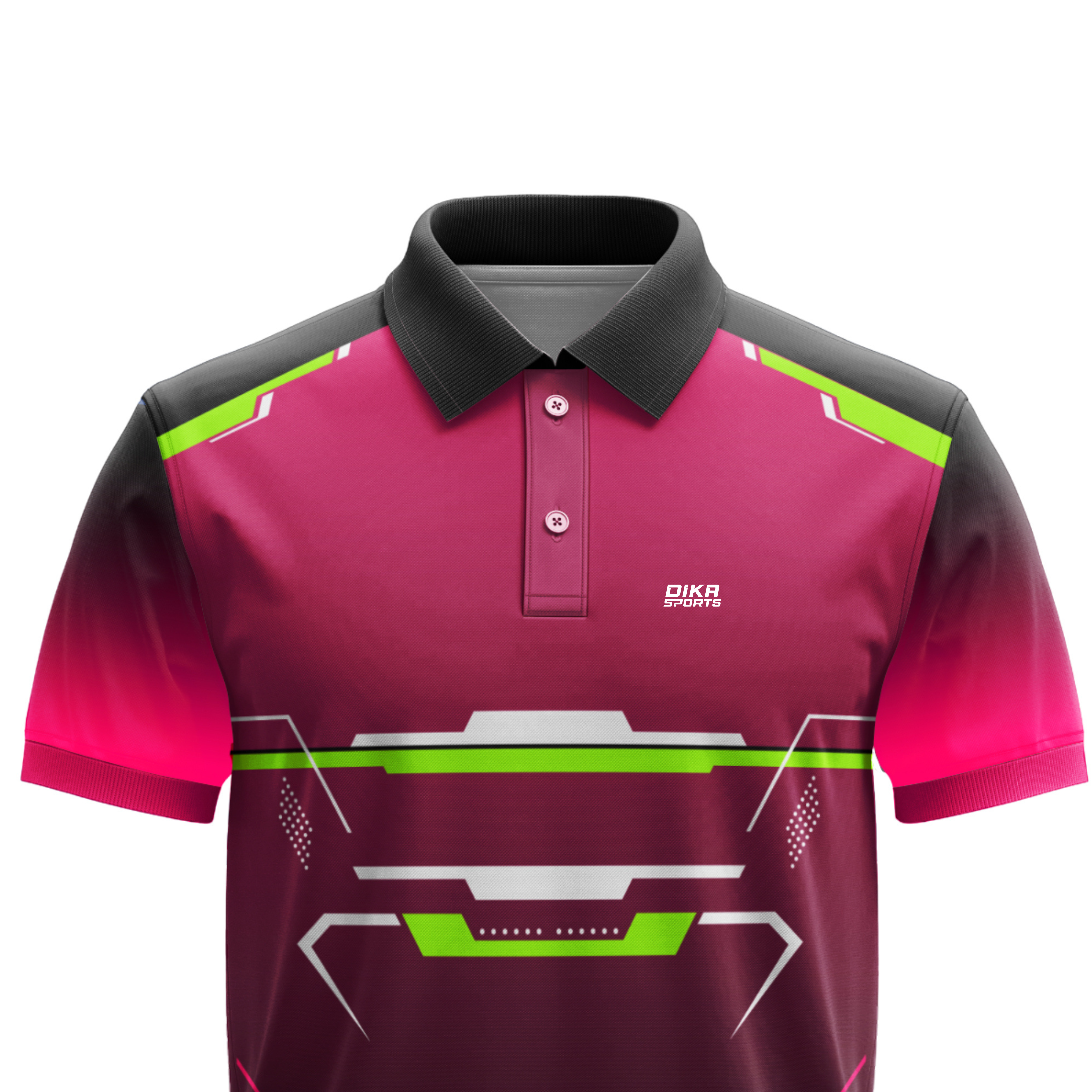 Cricket jersey with collar 33
