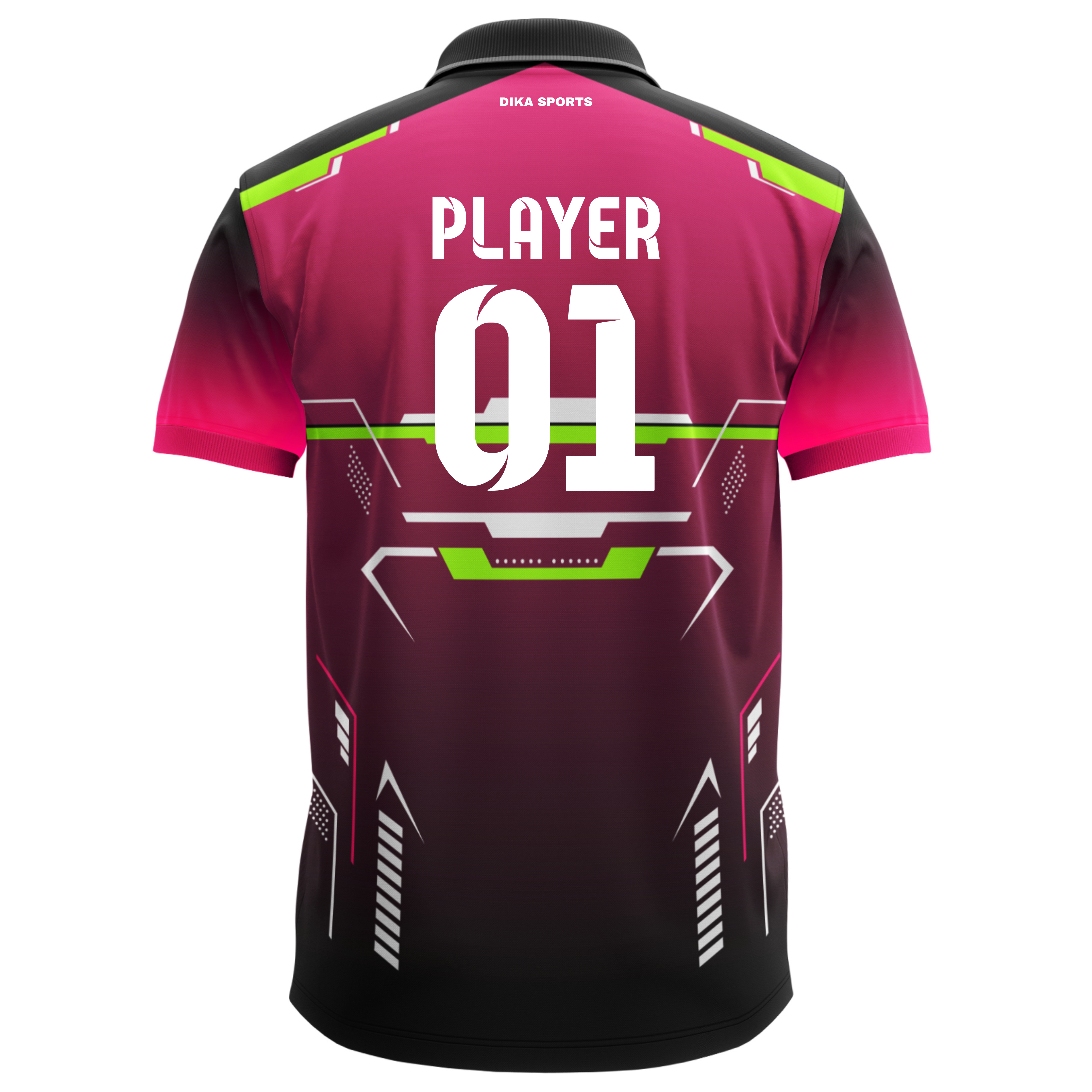 Cricket jersey with collar 34
