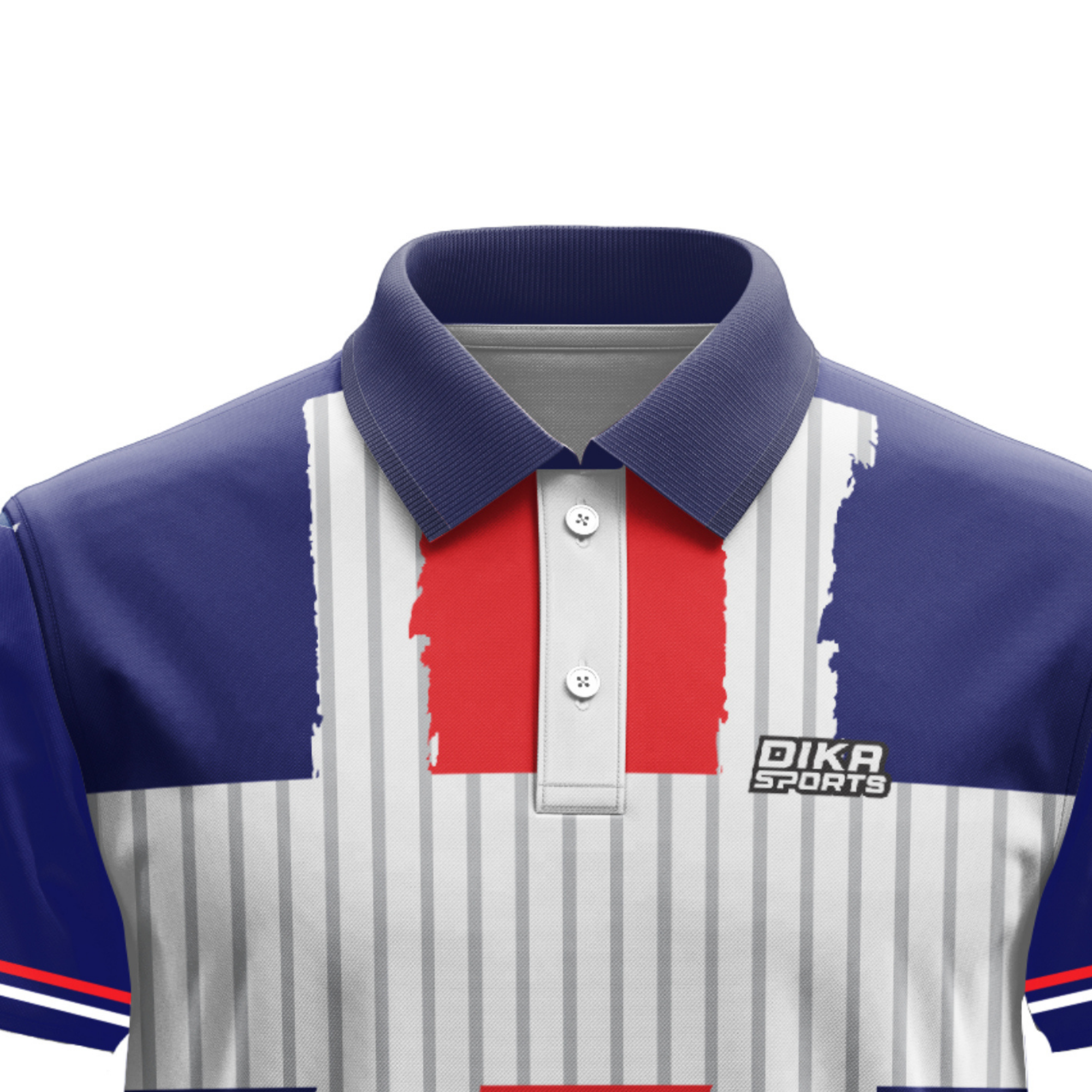 Cricket jersey with collar 4