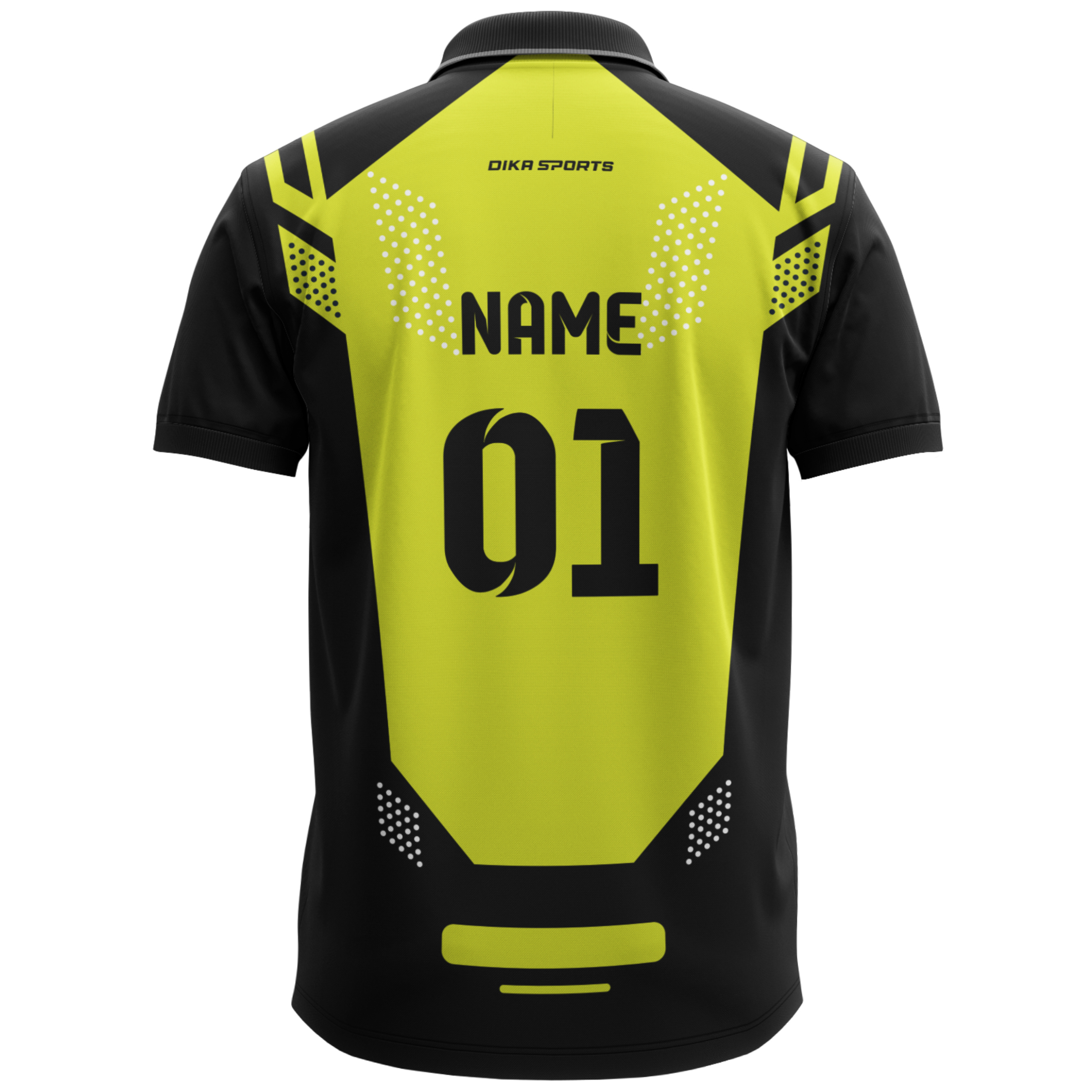 Cricket jersey with collar 7