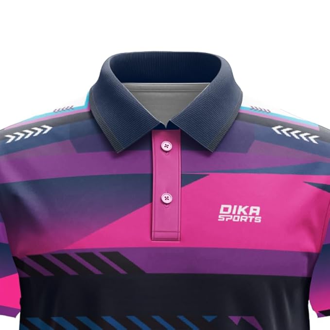  Cricket jersey with collar sport tshirt for men 