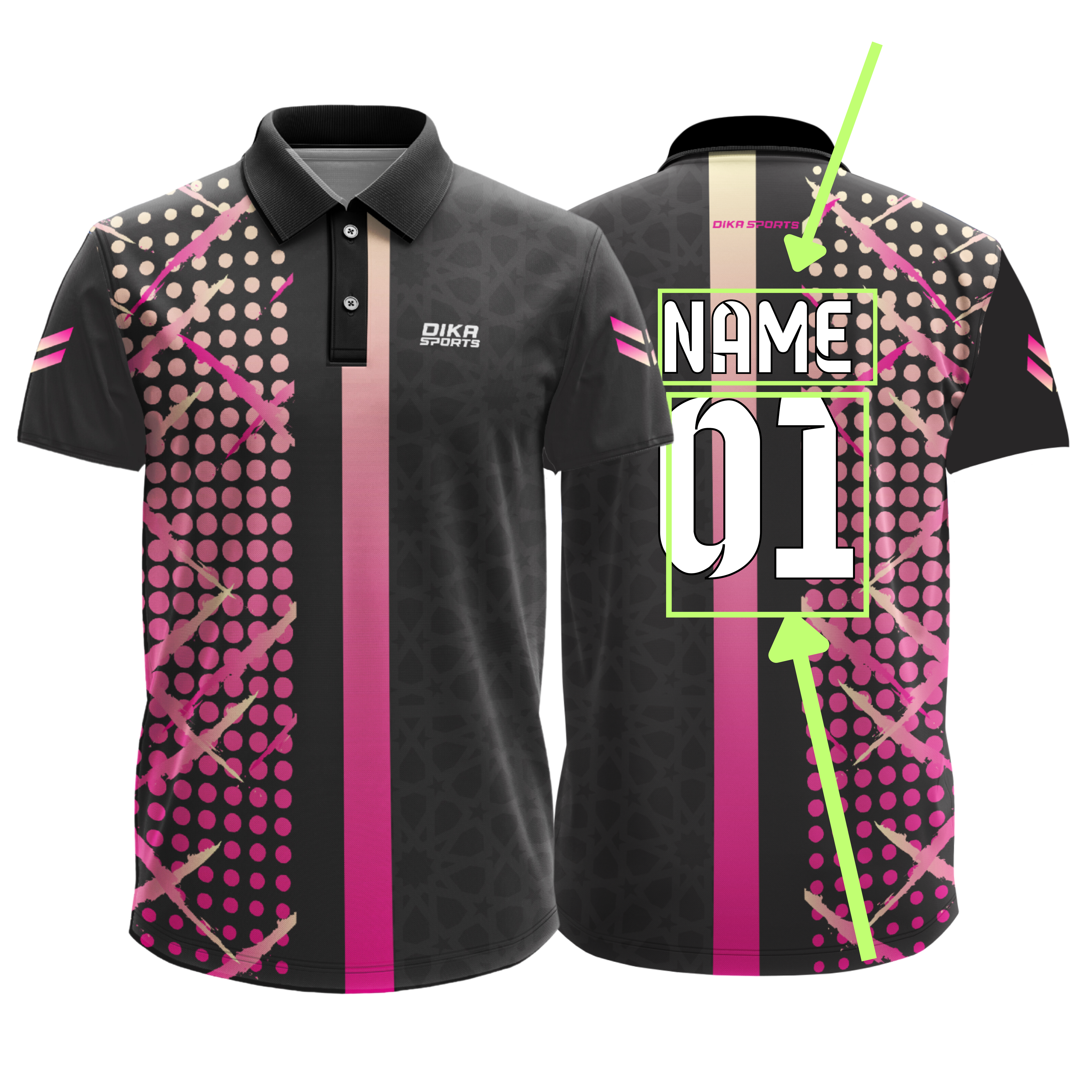 Cricket jersey with name 1