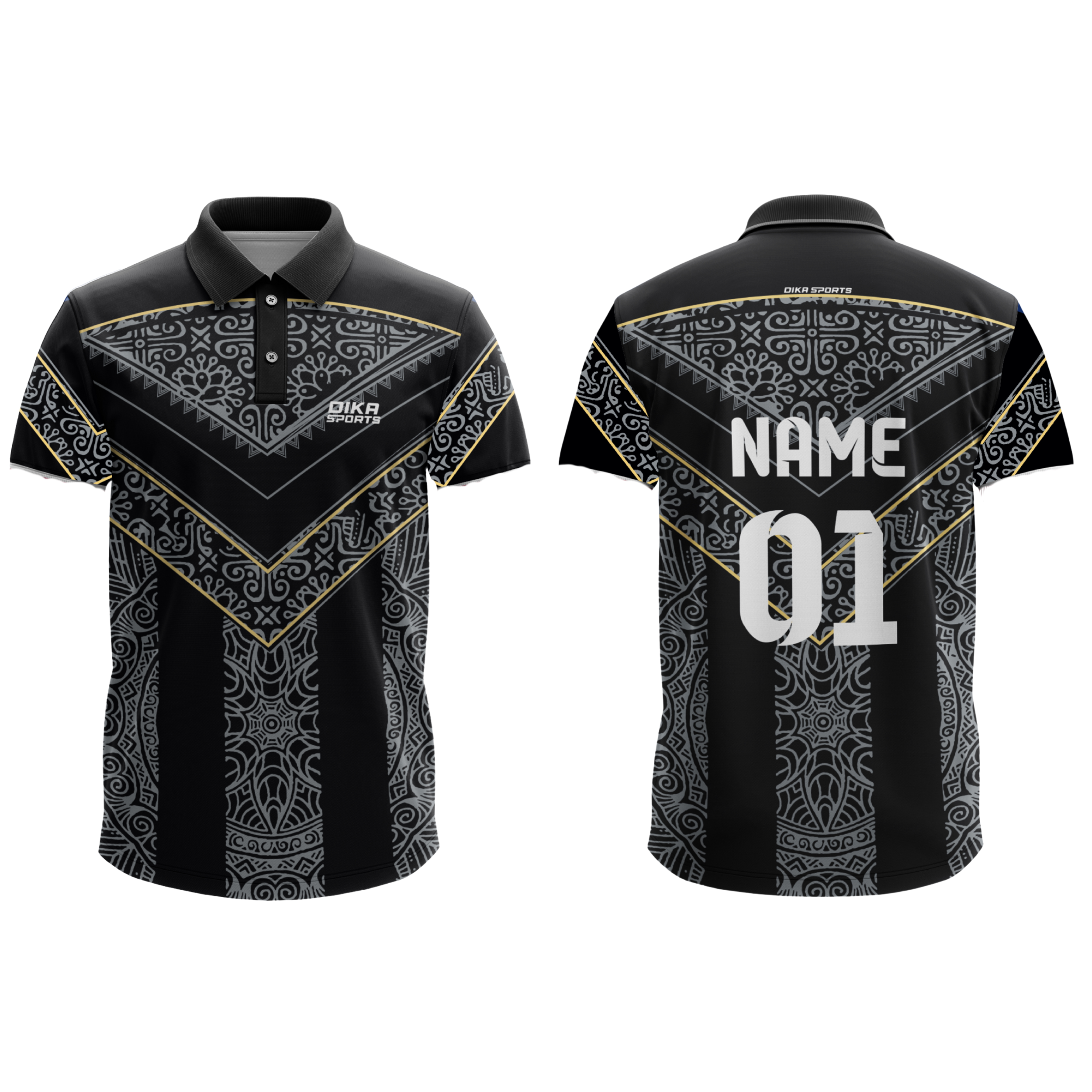 Cricket jerseys with name and number