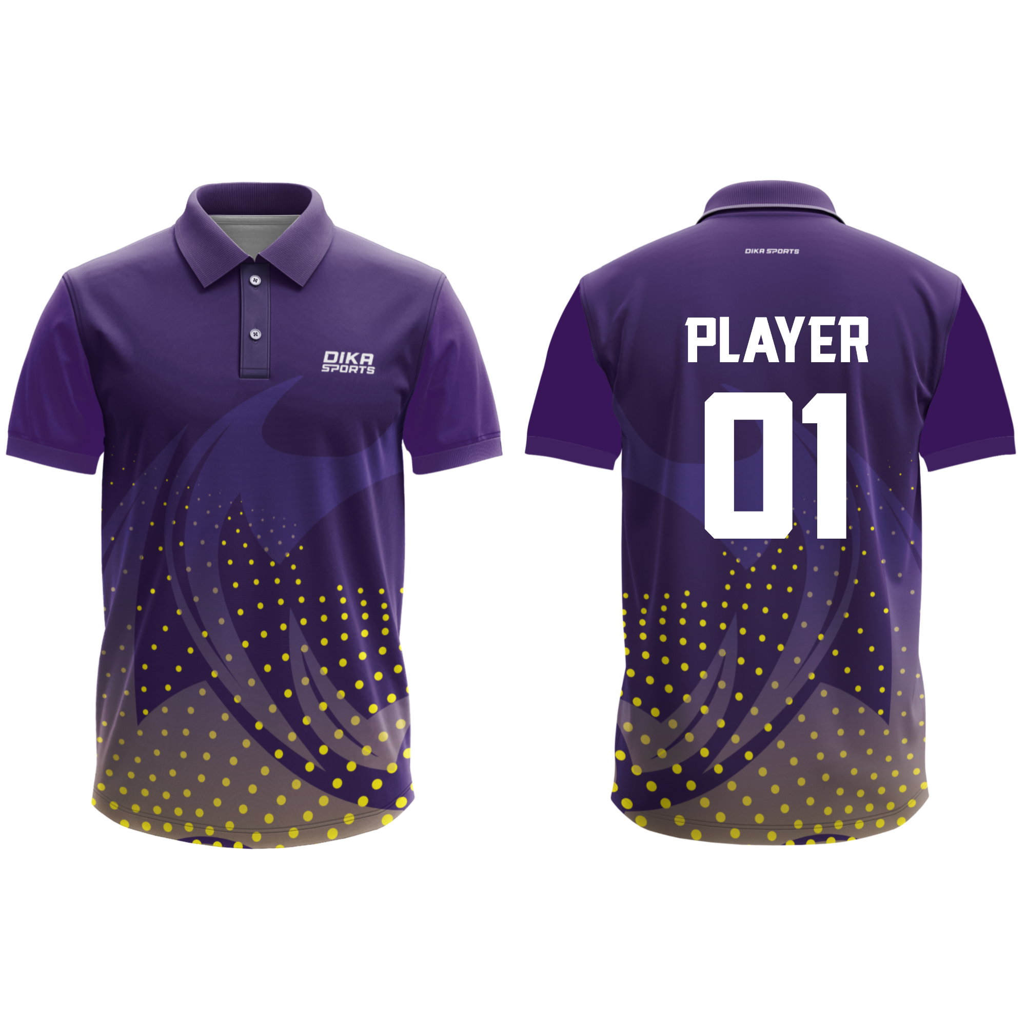 Cricket t-shirt with collar 45