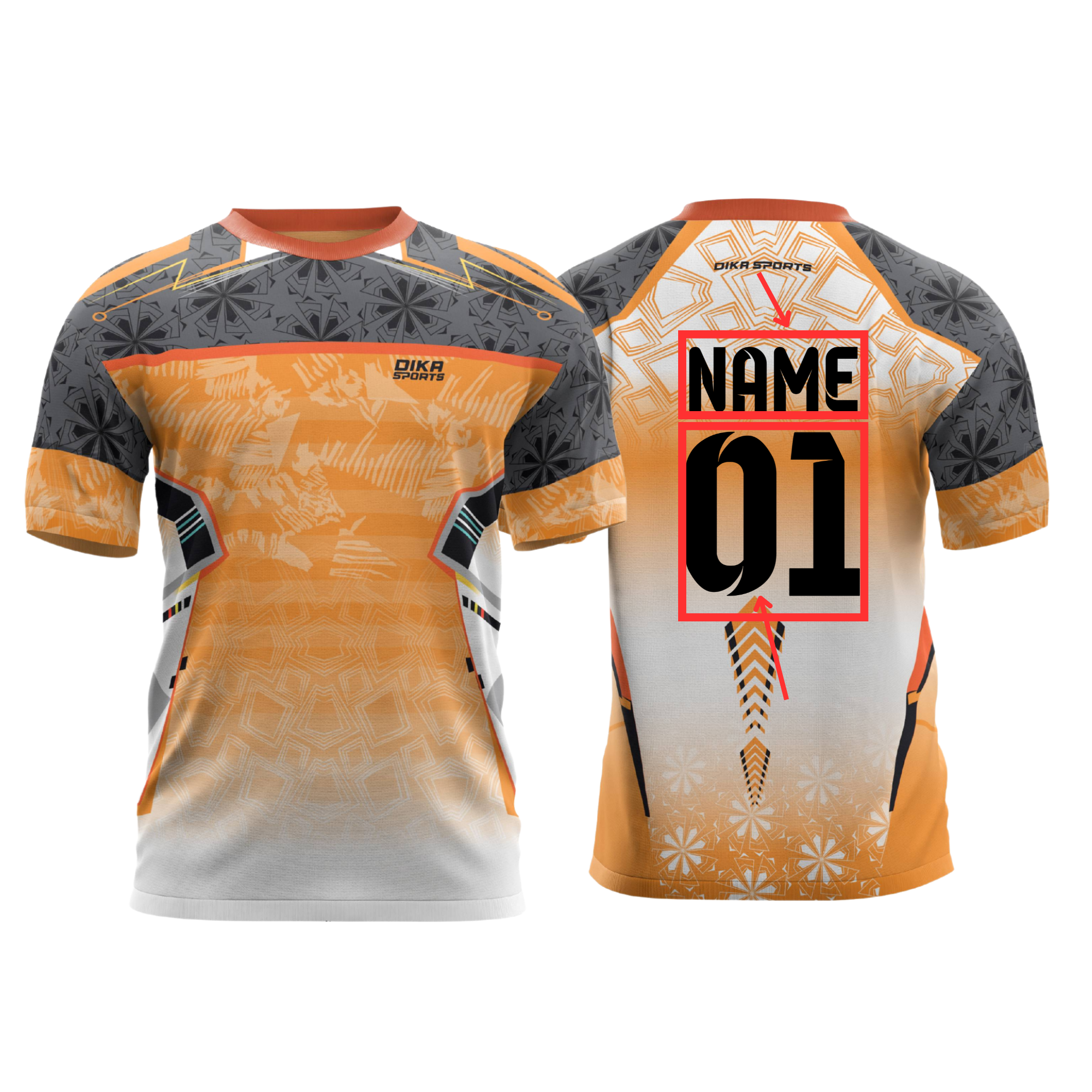 Custom cricket jersey