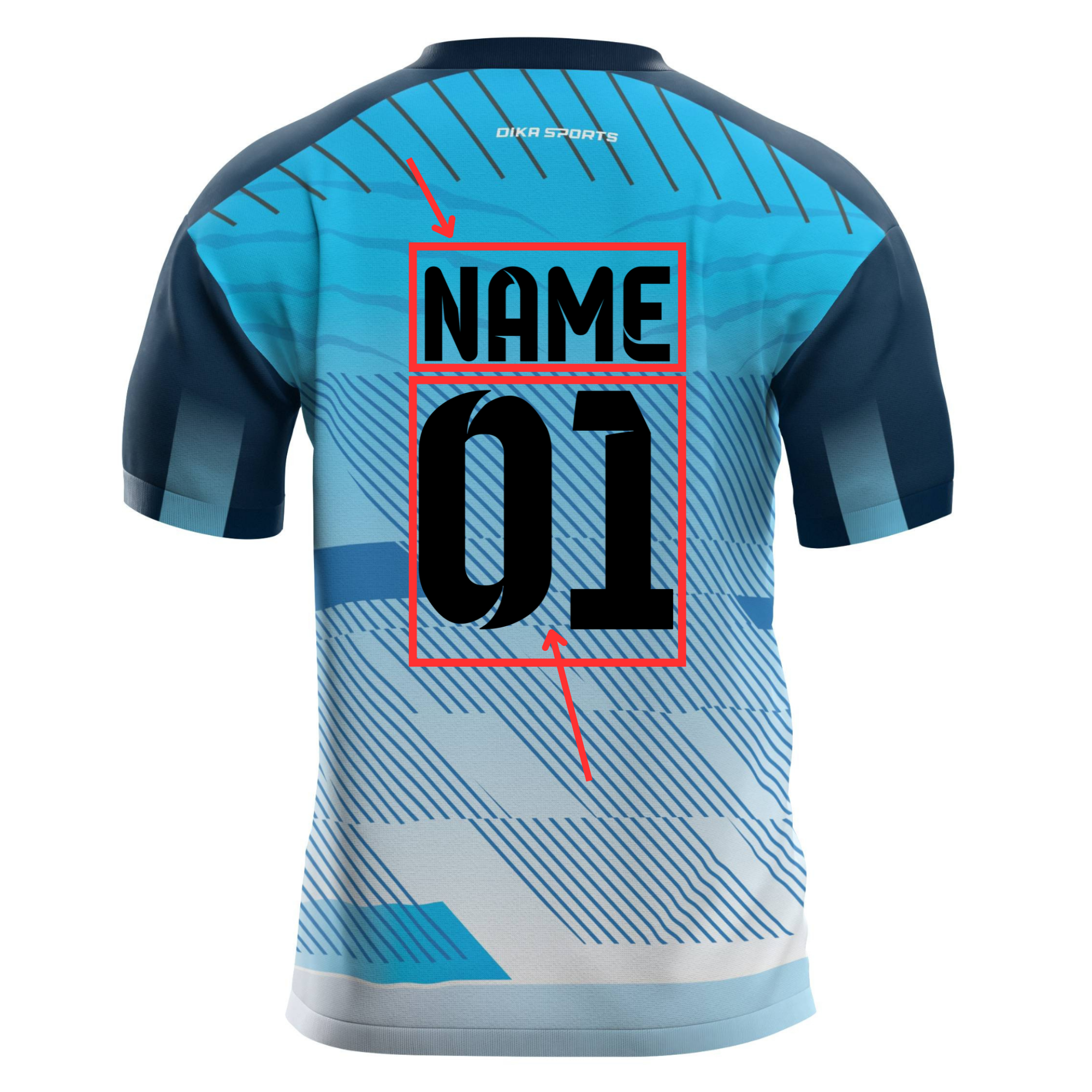 Custom name and logo jersey for men